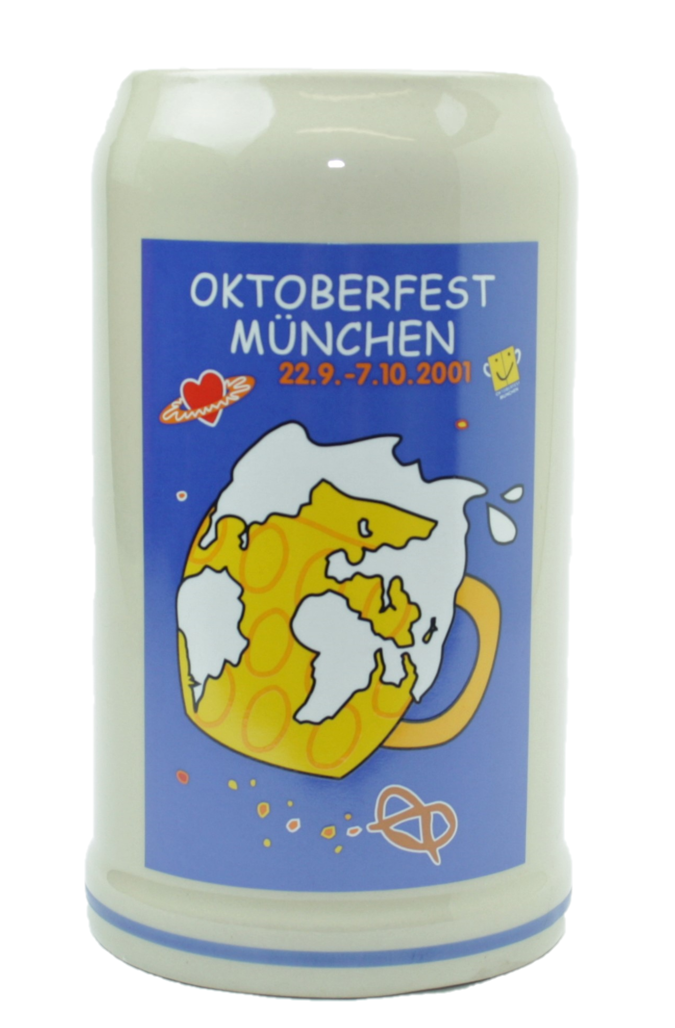 Original Oktoberfestkrug 2001 I Jahrgangskrug I Jahreskrug I Wiesnkrug