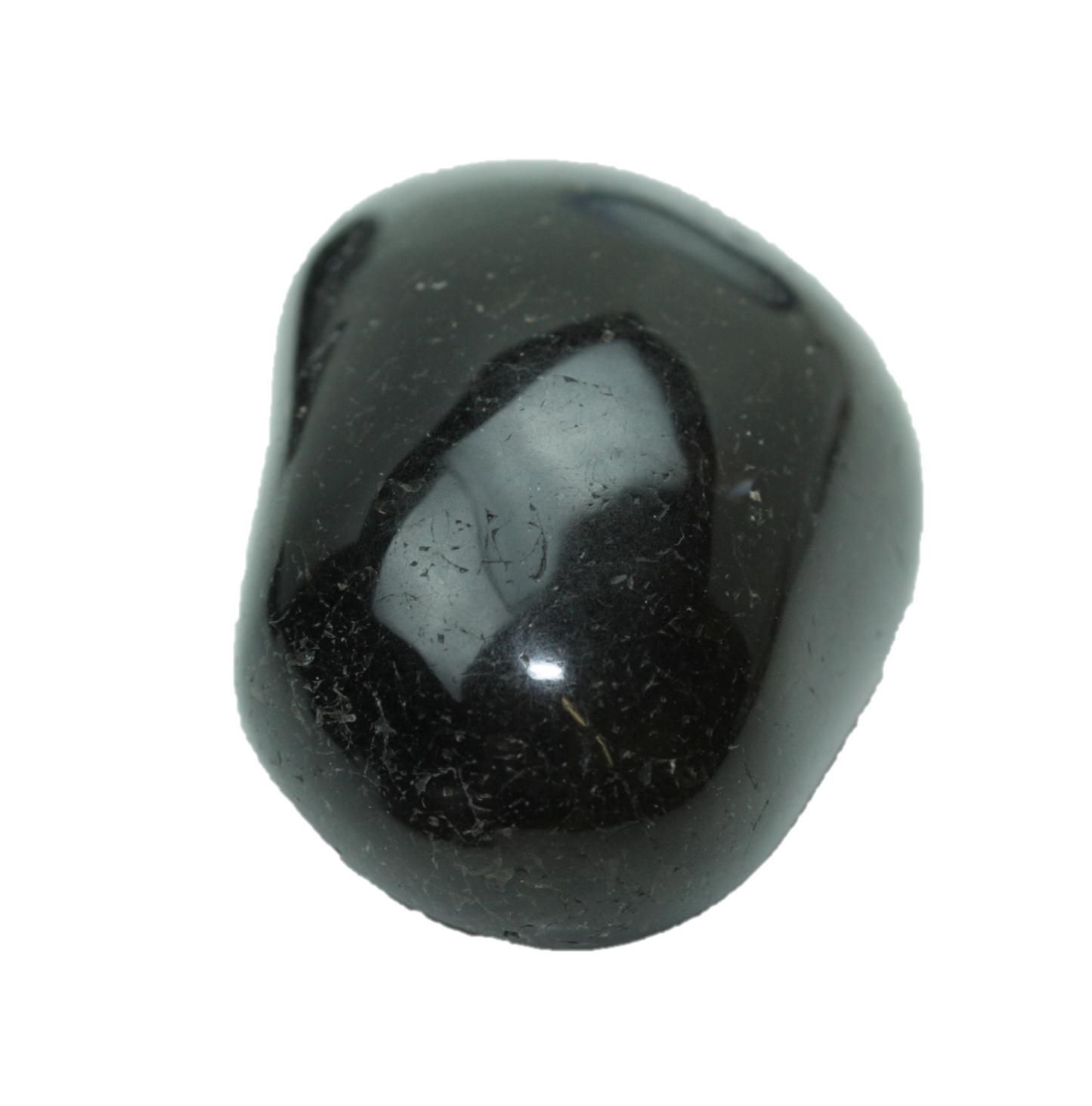 Schwarzer Achat I Trommelstein I Edelstein I Heilstein I Glücksstein I Chakra-Stein I