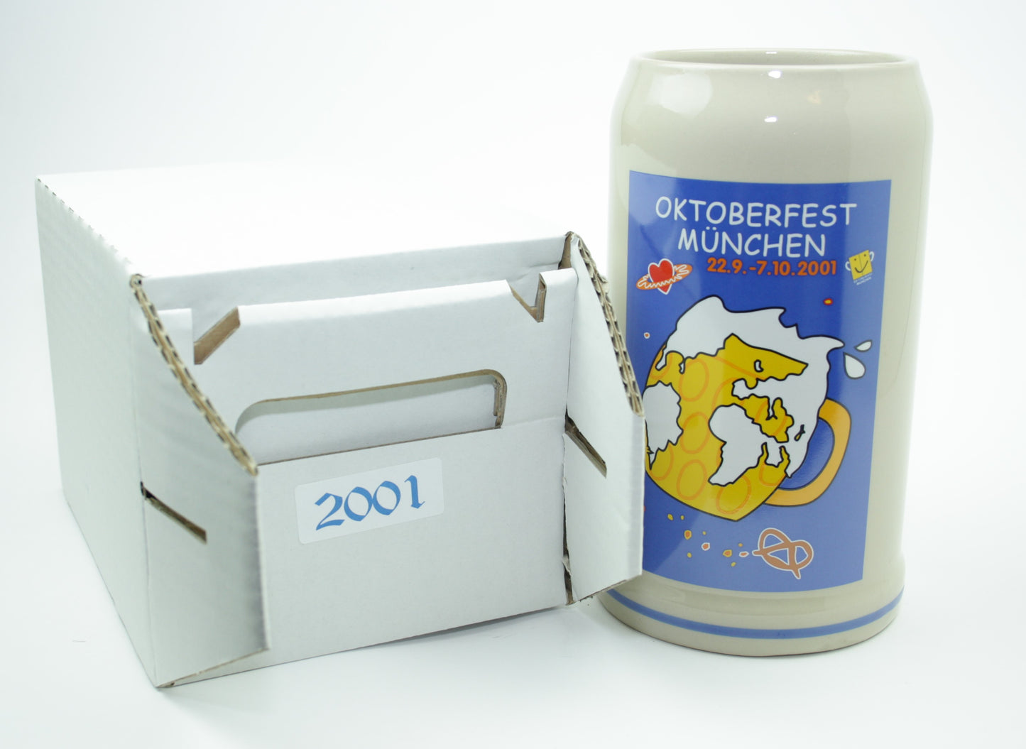 Original Oktoberfestkrug 2001 I Jahrgangskrug I Jahreskrug I Wiesnkrug
