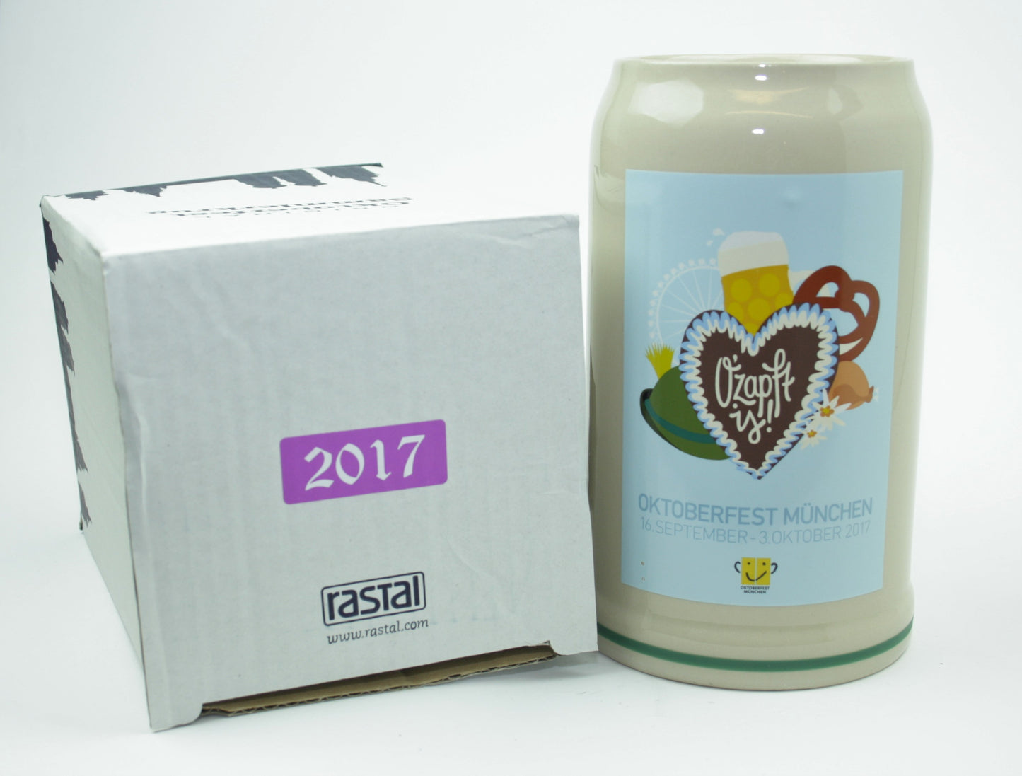 Original Oktoberfestkrug 2017 I Jahrgangskrug I Jahreskrug I Wiesnkrug