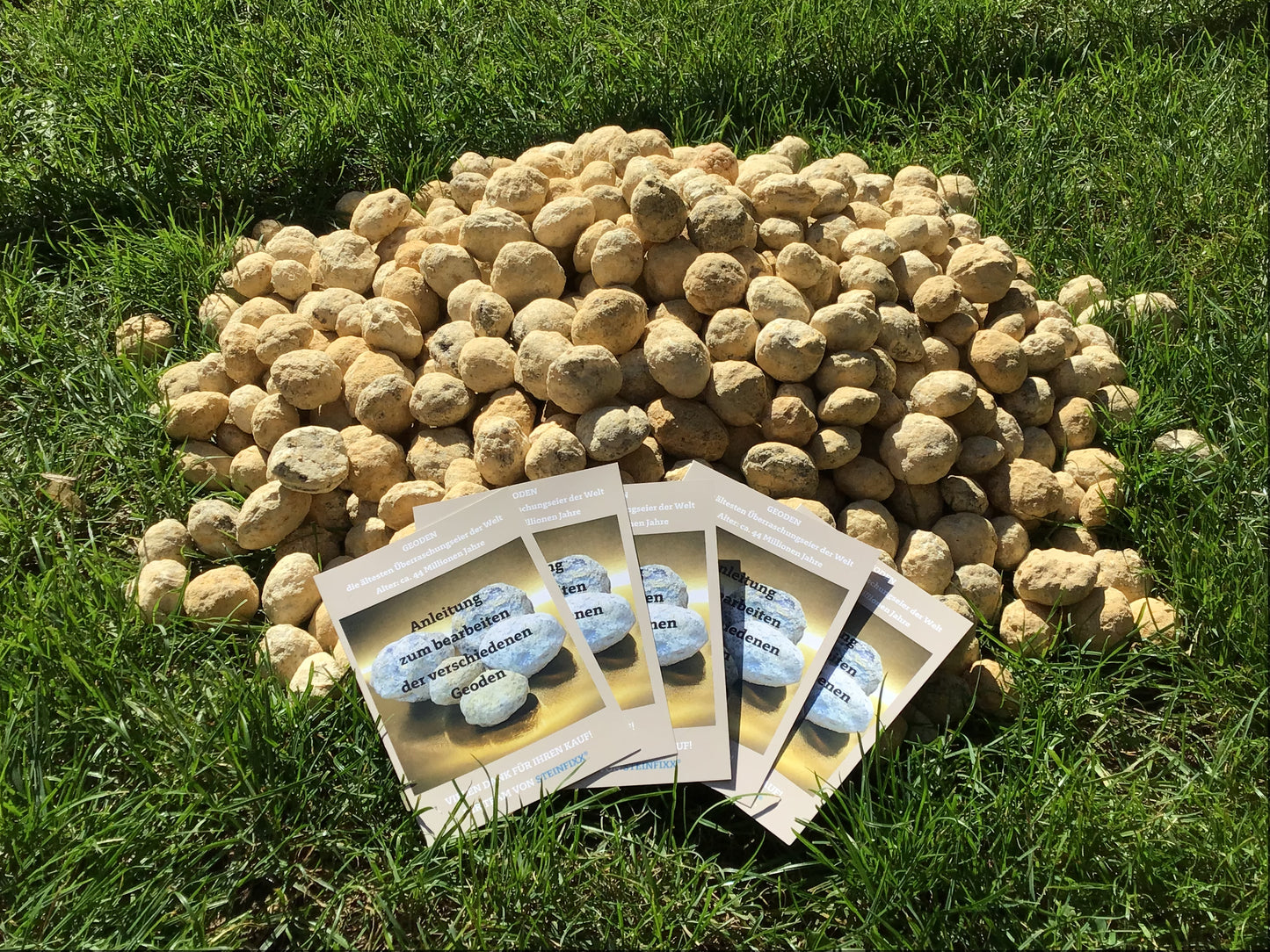 Geoden geschlossen zum selber öffnen | 1-12 Stück | Glücksgeoden | herrliche Kristalle Ø 3-4 cm Marokko