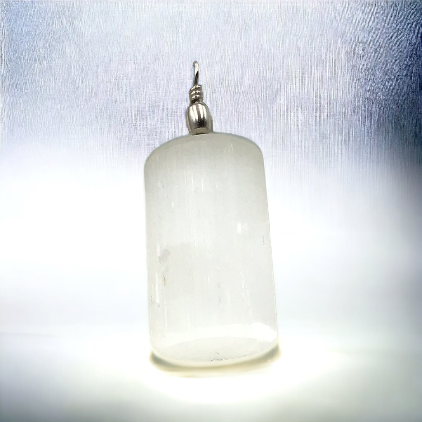 Steinfixx® Selenit Anhänger Healing Point | ca 30x20x20 mm | Top Qualität | Ihren Lichtbringer immer dabei