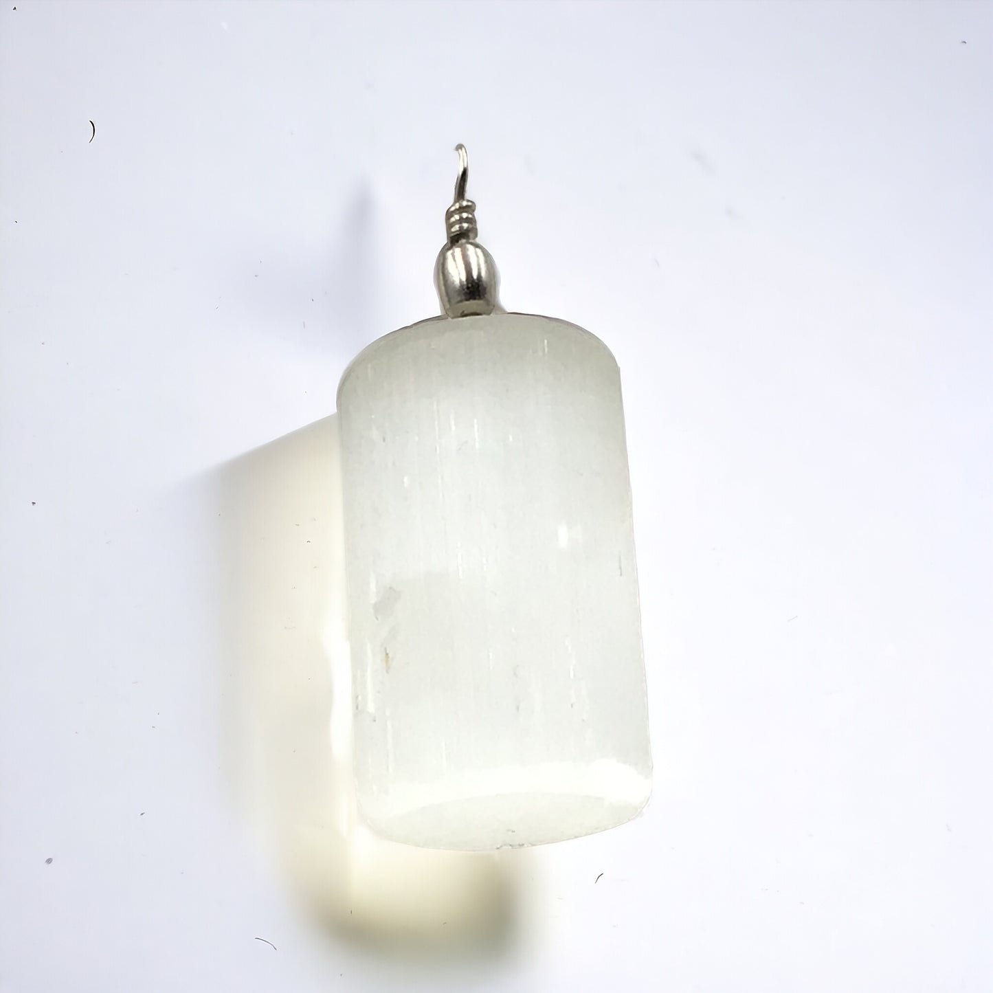 Steinfixx® Selenit Anhänger Healing Point | ca 30x20x20 mm | Top Qualität | Ihren Lichtbringer immer dabei