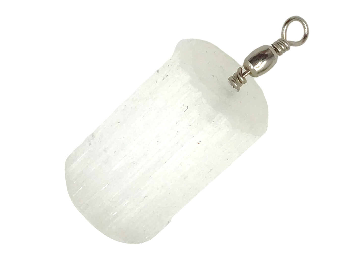 Steinfixx® Selenit Anhänger Healing Point | ca 30x20x20 mm | Top Qualität | Ihren Lichtbringer immer dabei