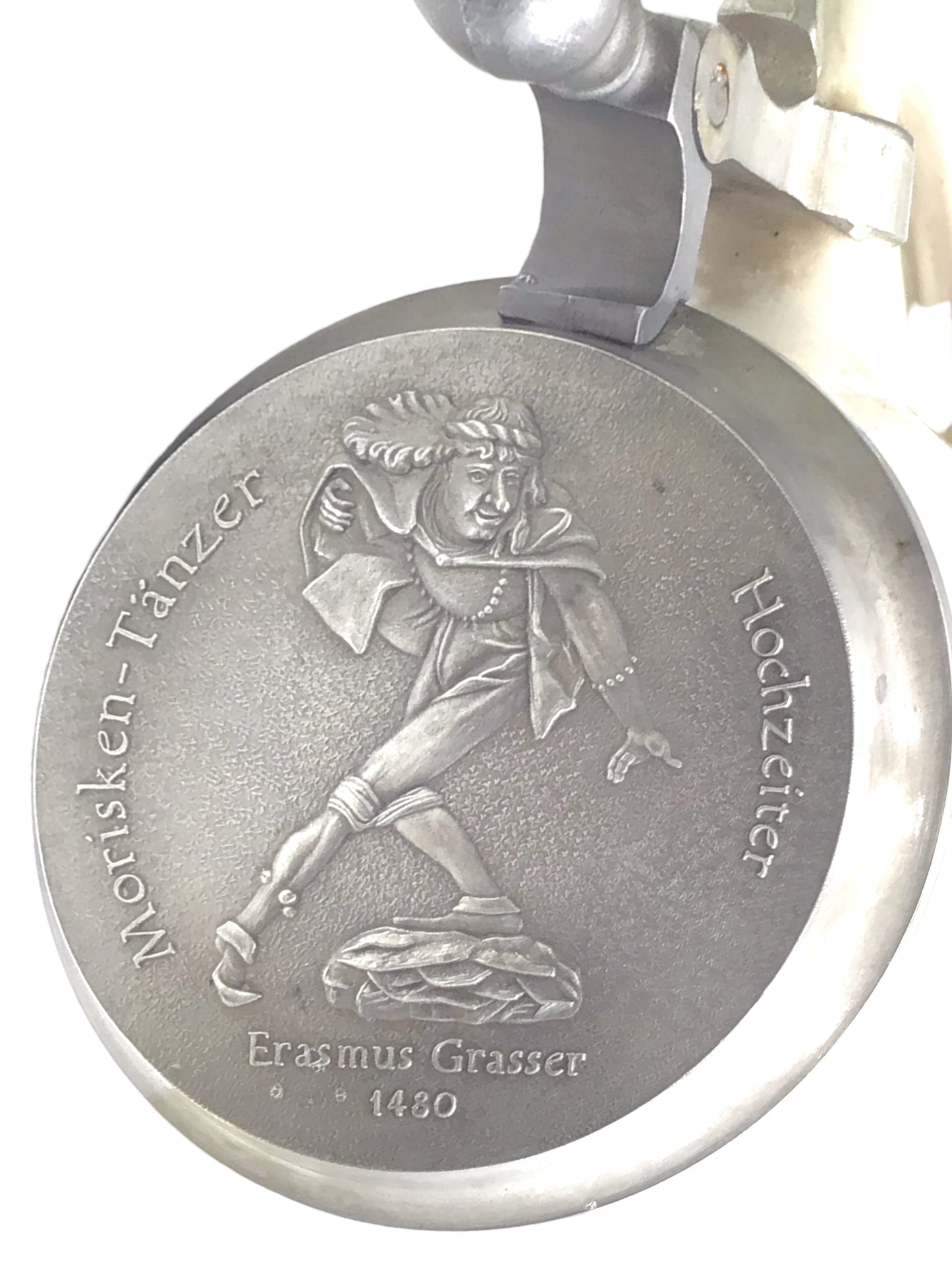 Original Oktoberfestkrug 1987 mit Zinndeckel I Jahreskrug