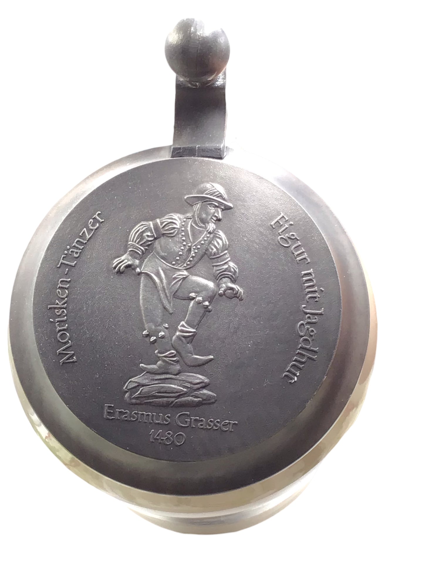 Original Oktoberfestkrug 1993 mit Zinndeckel I Jahreskrug I Zertifikat