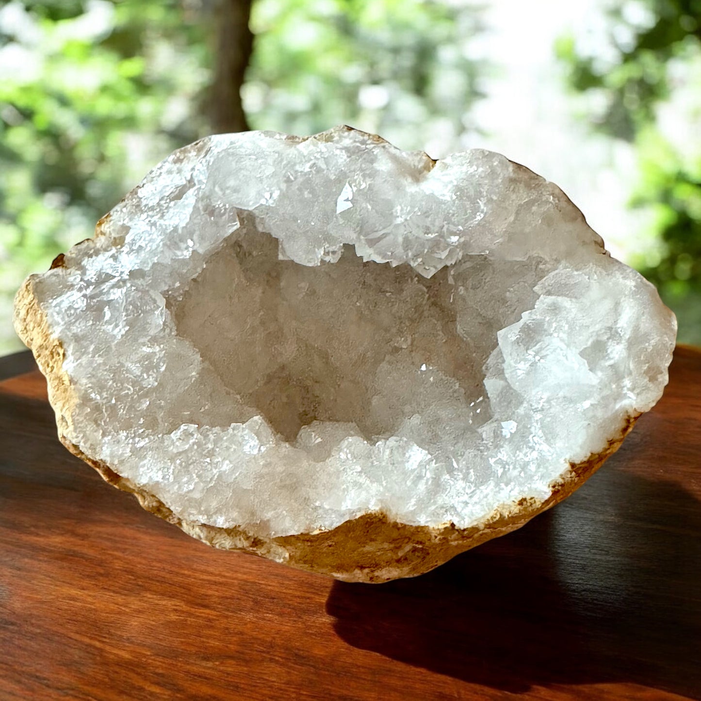 Grosses dreiteiliges Geoden Sparset in Baseballgröße - 7-8 cm - mit Anleitung zum aufbrechen und Beschreibung der Geoden - insgesamt 900-1000 Gramm Sale zum UVP -30%
