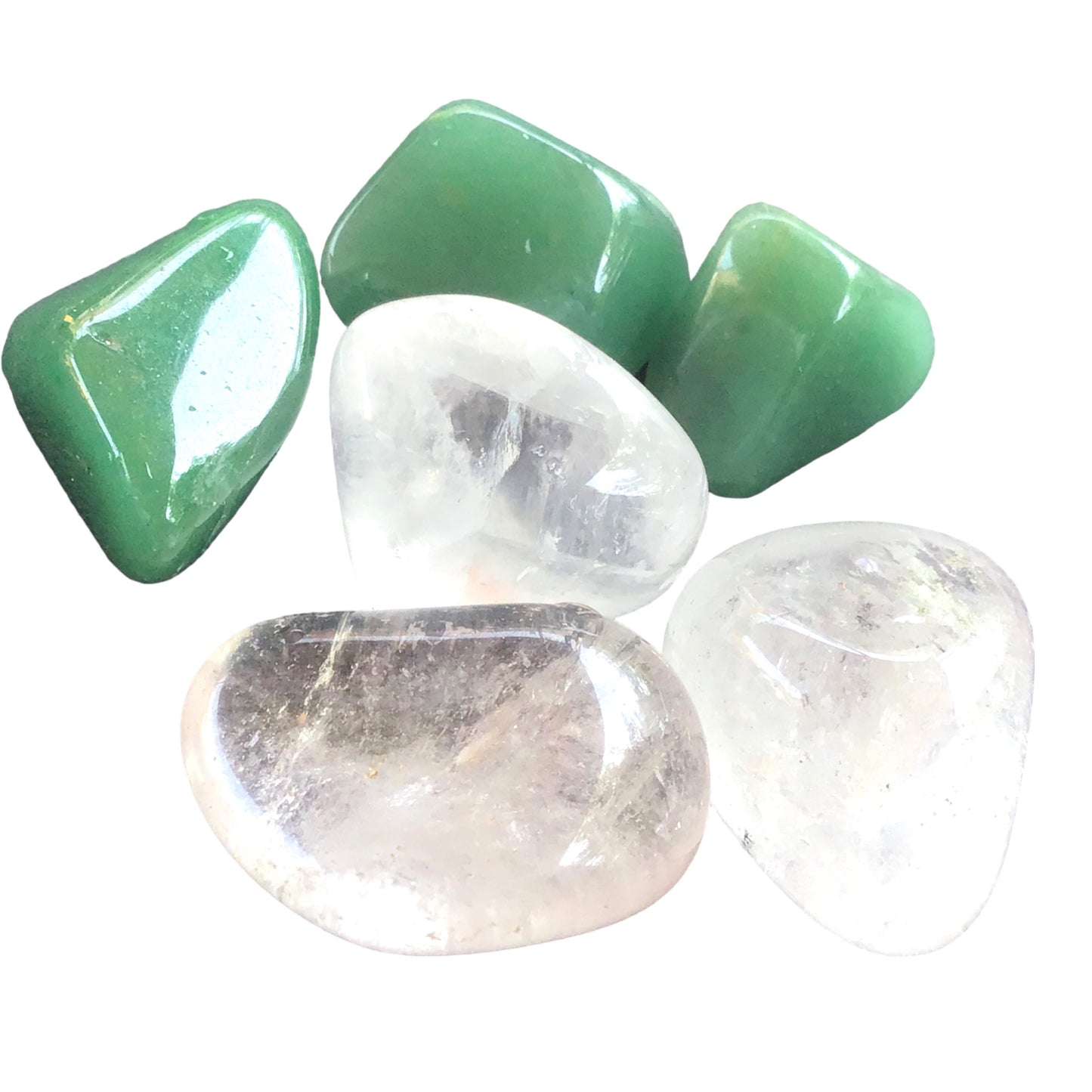 Premium Edelstein-Quellwasser-Set "Allergie" | Trommelsteine zur Energetisierung von Trinkwasser | 21 Seiten Anleitung |Top 1A Heilsteine | Wasserbelebung