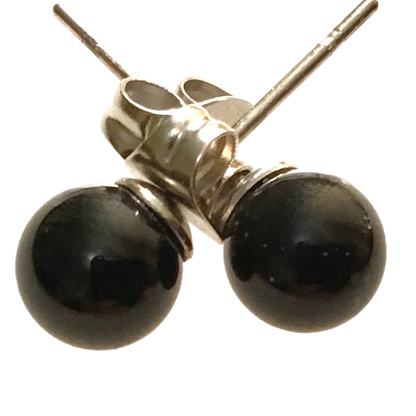 Obsidian Edelstein Schmuckset mit hochwertiger Selenit Herzschale 10cm I 4-teilig - Entwässerung und Entgiftung