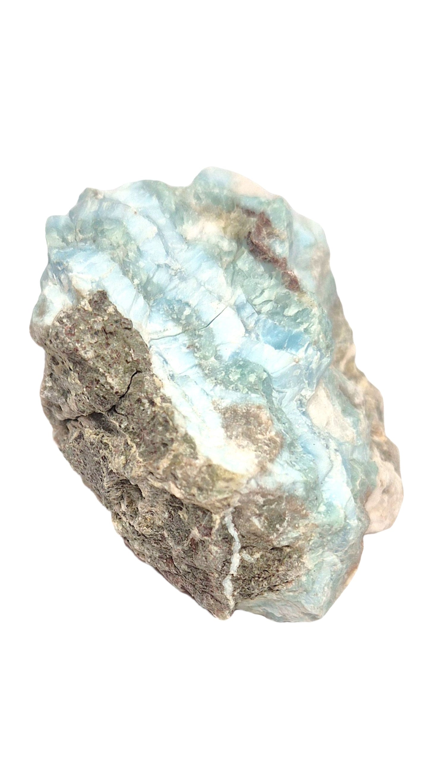 Prächtiger und sehr seltener Larimar Rohstein - Unikat 1559 - 70x60x45mm - 156gr. - Dominikanische Republik