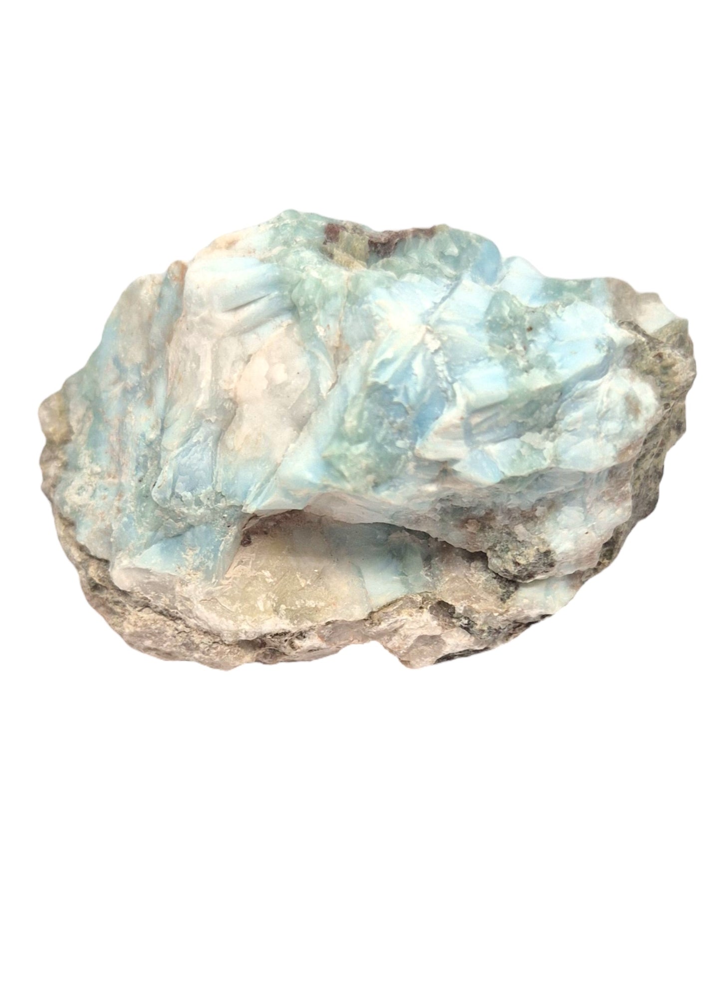 Prächtiger und sehr seltener Larimar Rohstein - Unikat 1559 - 70x60x45mm - 156gr. - Dominikanische Republik