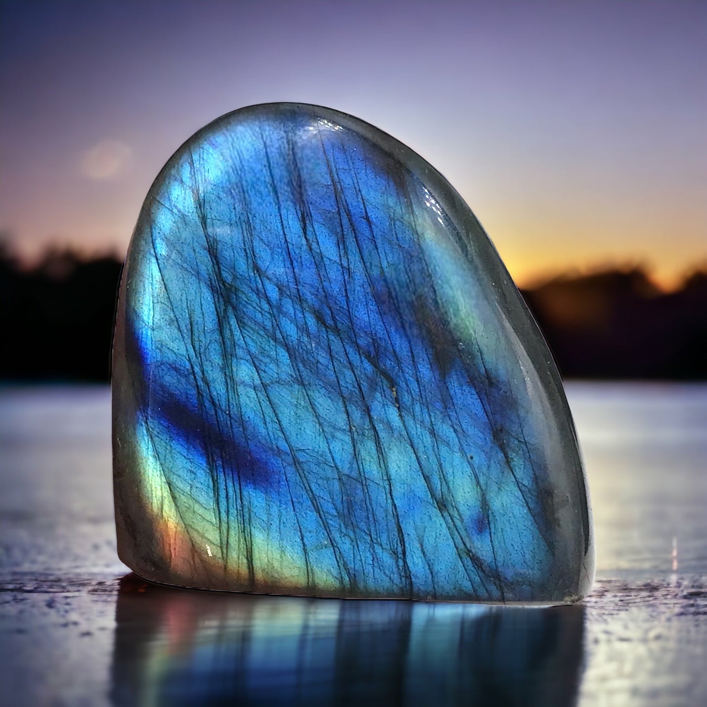 Edle blaue Labradorit Freeform | je nach Variante 3 bis 14 cm | 40 bis 1700 Gramm I TOP 1-A Qualität I Madagaskar