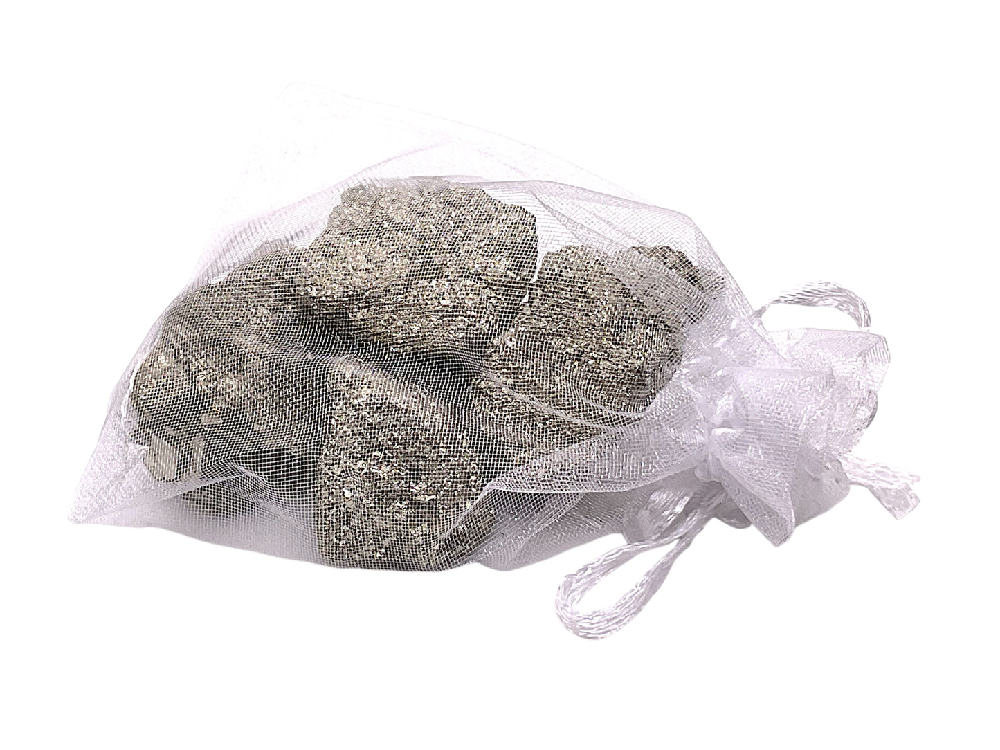 Pyrit Kristalle I 5 Stück I 100 gr. I je 20-30mm I Heilstein I Edelstein I Rohstein I Glücksstein I Peru