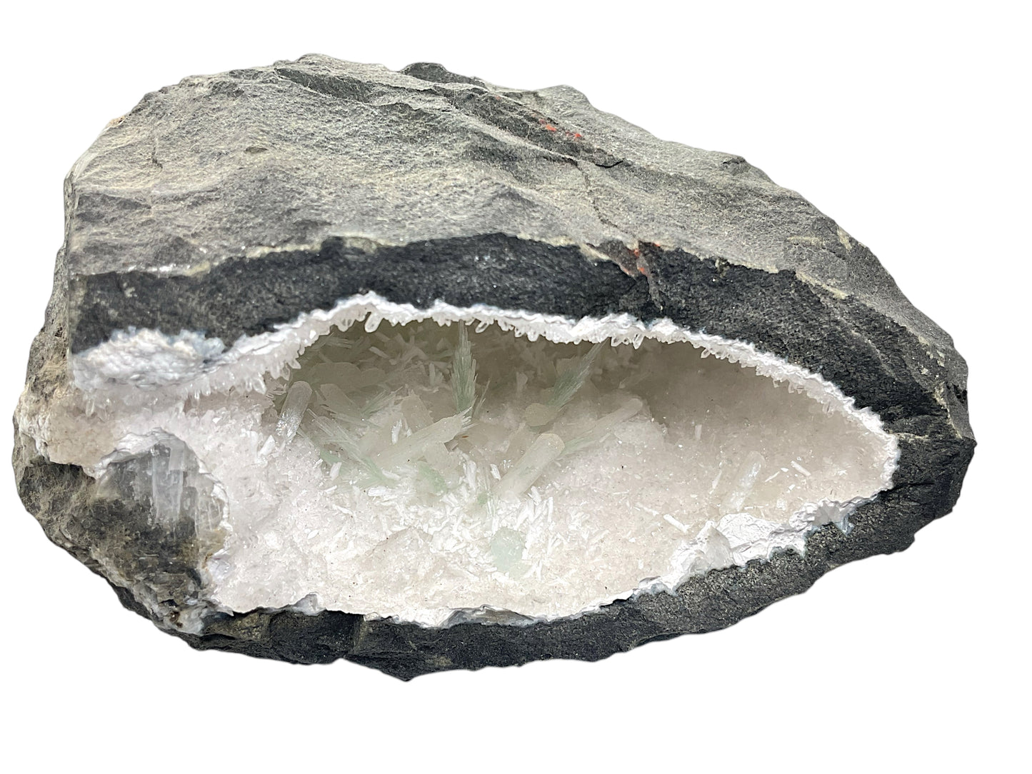 Natrolit Stilbit Druse I 1046gr. I 13x11x8cm I Sammlerstück I Unikat S3013 I Indien-Dekkan Trapp