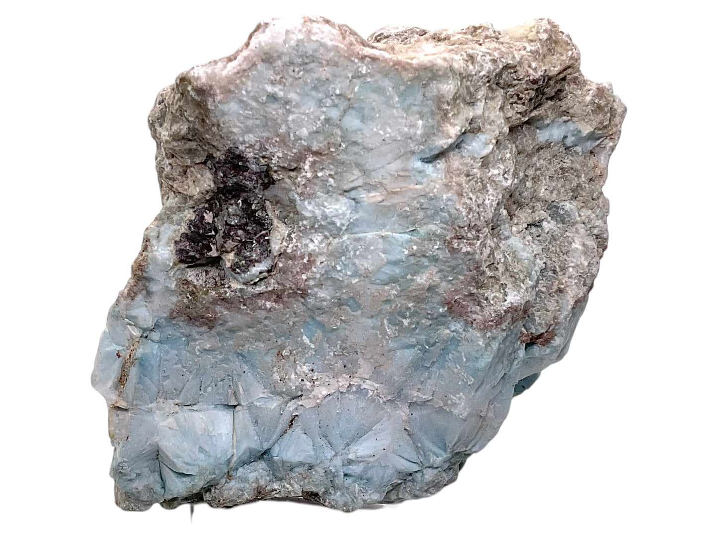 Prächtiger und sehr seltener Larimar Rohstein - Unikat 1626 - 80x70x40mm - 192gr. - Dominikanische Republik