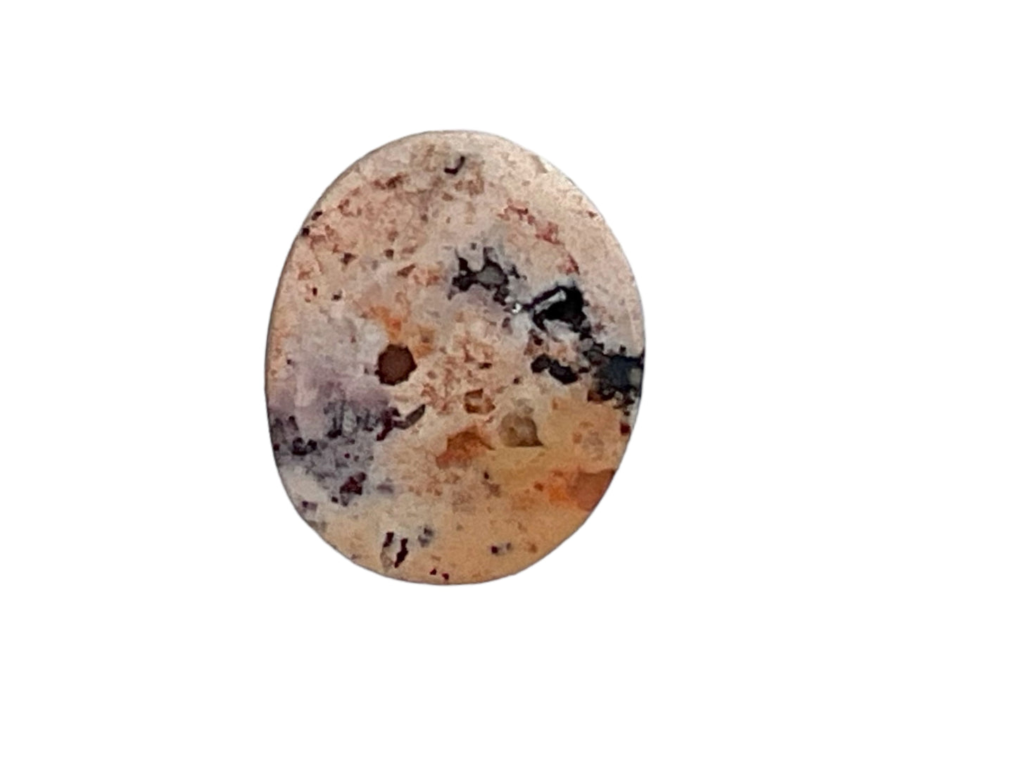 Feueropal Cabochon Edelstein 5,5 Karat I 1,1 gr. I 12x10x6 mm I Unikat I Mexiko