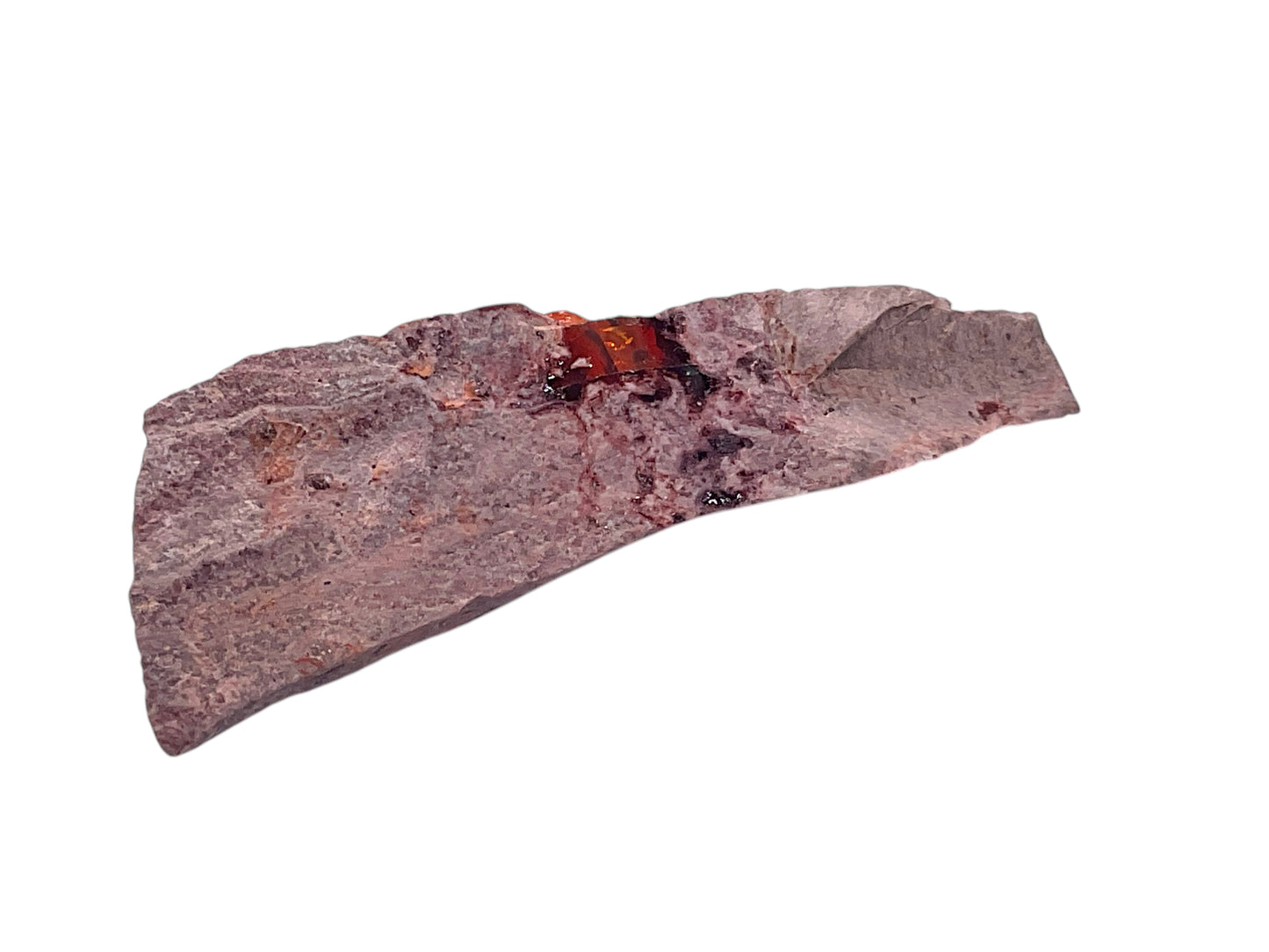 Feueropal Edelstein Rohstein I 15 gr. I 70x20x20 mm I Unikat-Masterpiece 1584 I Mexiko