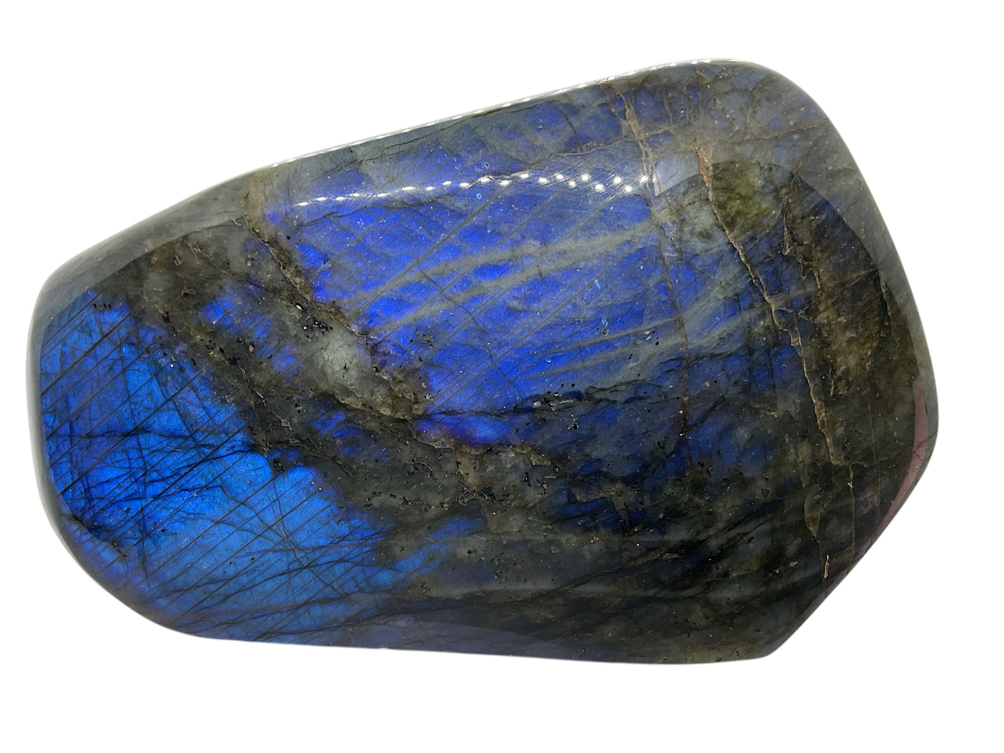 XXL Labradorit Freeform | Unikat-Masterpiece 1638 | Top 1A-Qualität I 22x13x5cm | 2660 gr. I Madagaskar