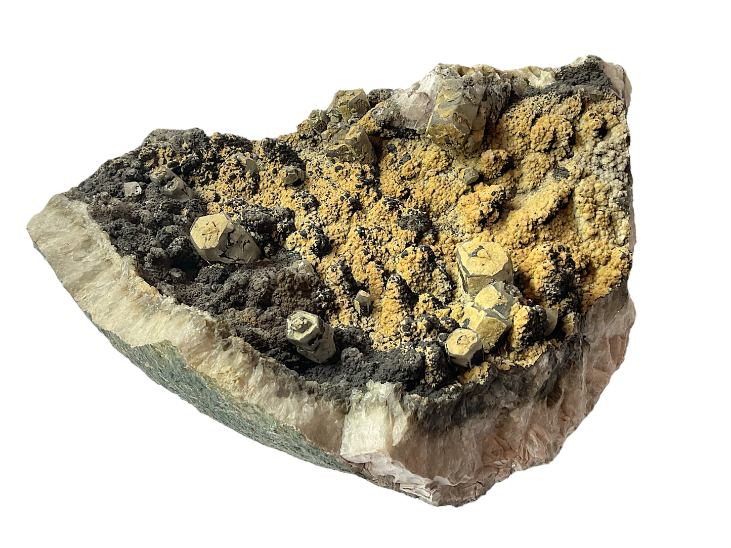 XXL Calcit Kanonenspat Kristall I 4350gr. I 28x21x9cm I Sammlerstück I Unikat-Masterpiece S3029 I Idar-Oberstein