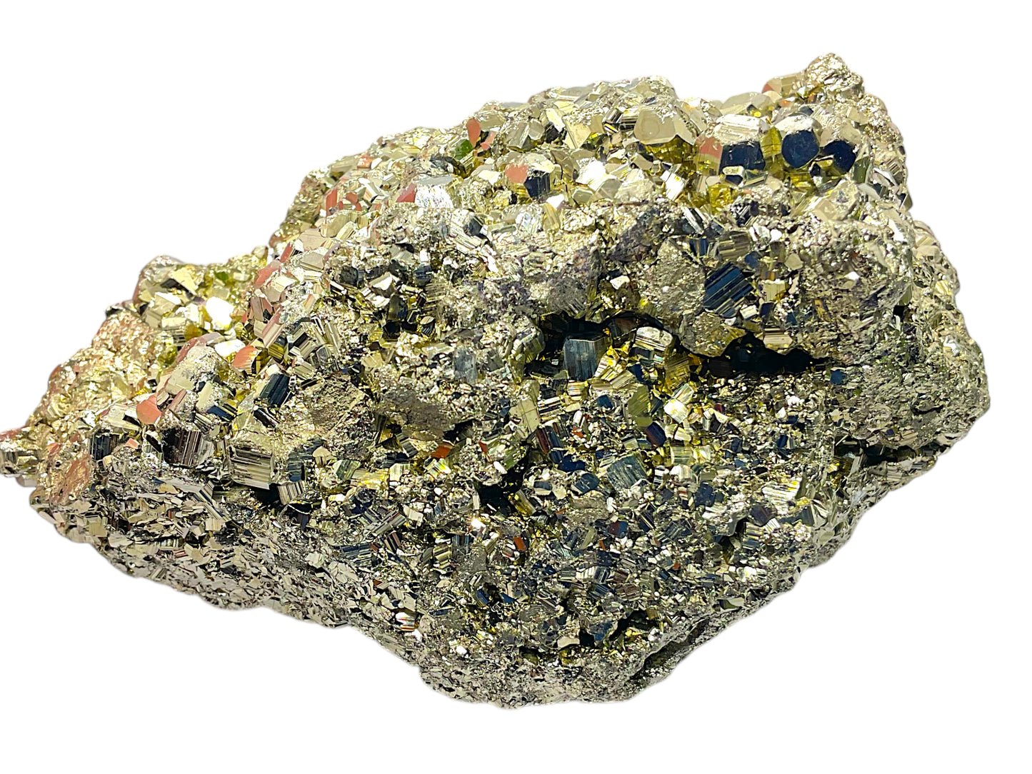 Pyrit Kristall I 680gr I 10x6x6cm I TOP 1-A Qualität aus Peru I Unikat-Masterpiece 1637 I Heilstein I Edelstein I Rohstein I Glücksstein