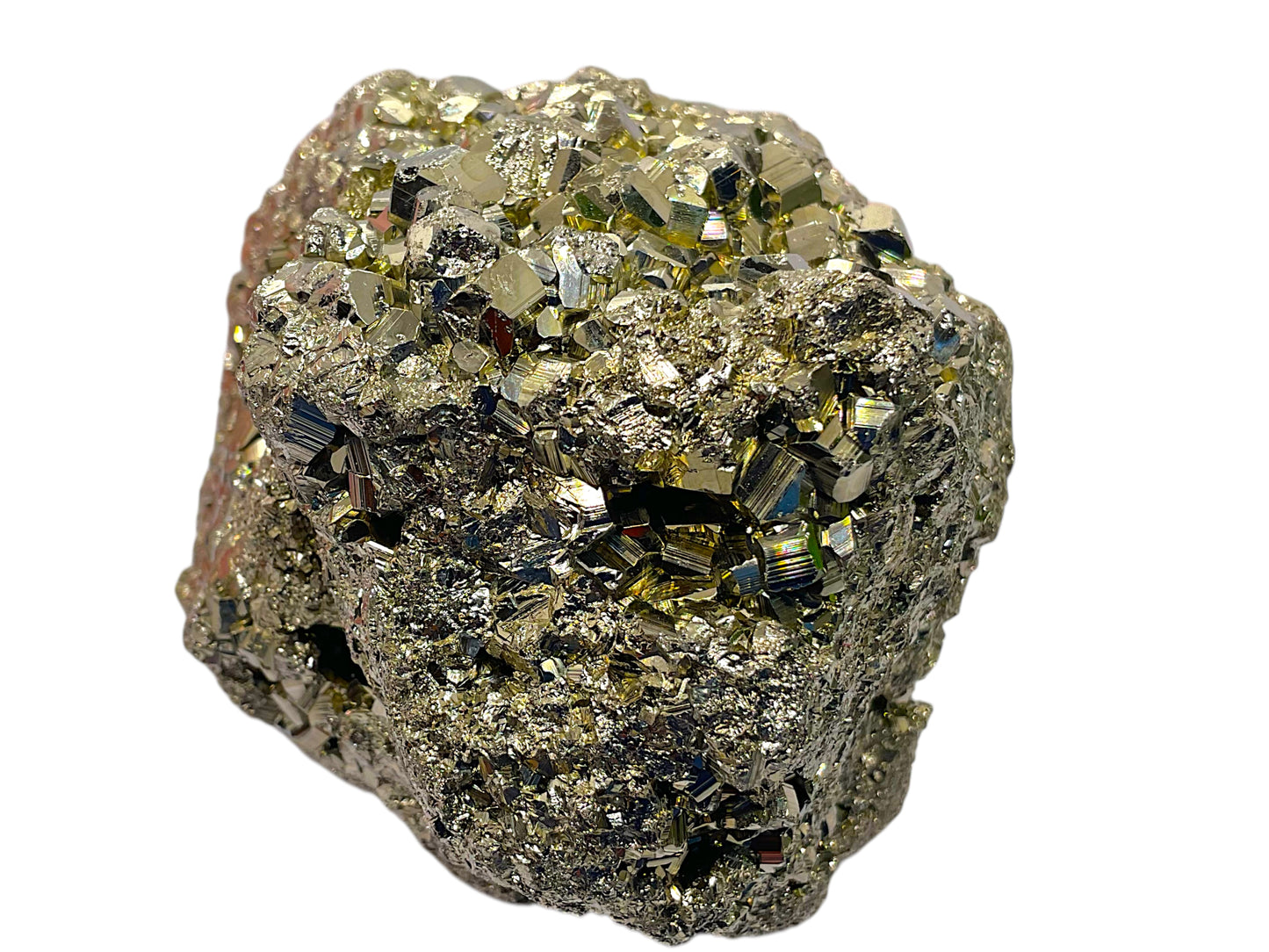Pyrit Kristall I 680gr I 10x6x6cm I TOP 1-A Qualität aus Peru I Unikat-Masterpiece 1637 I Heilstein I Edelstein I Rohstein I Glücksstein
