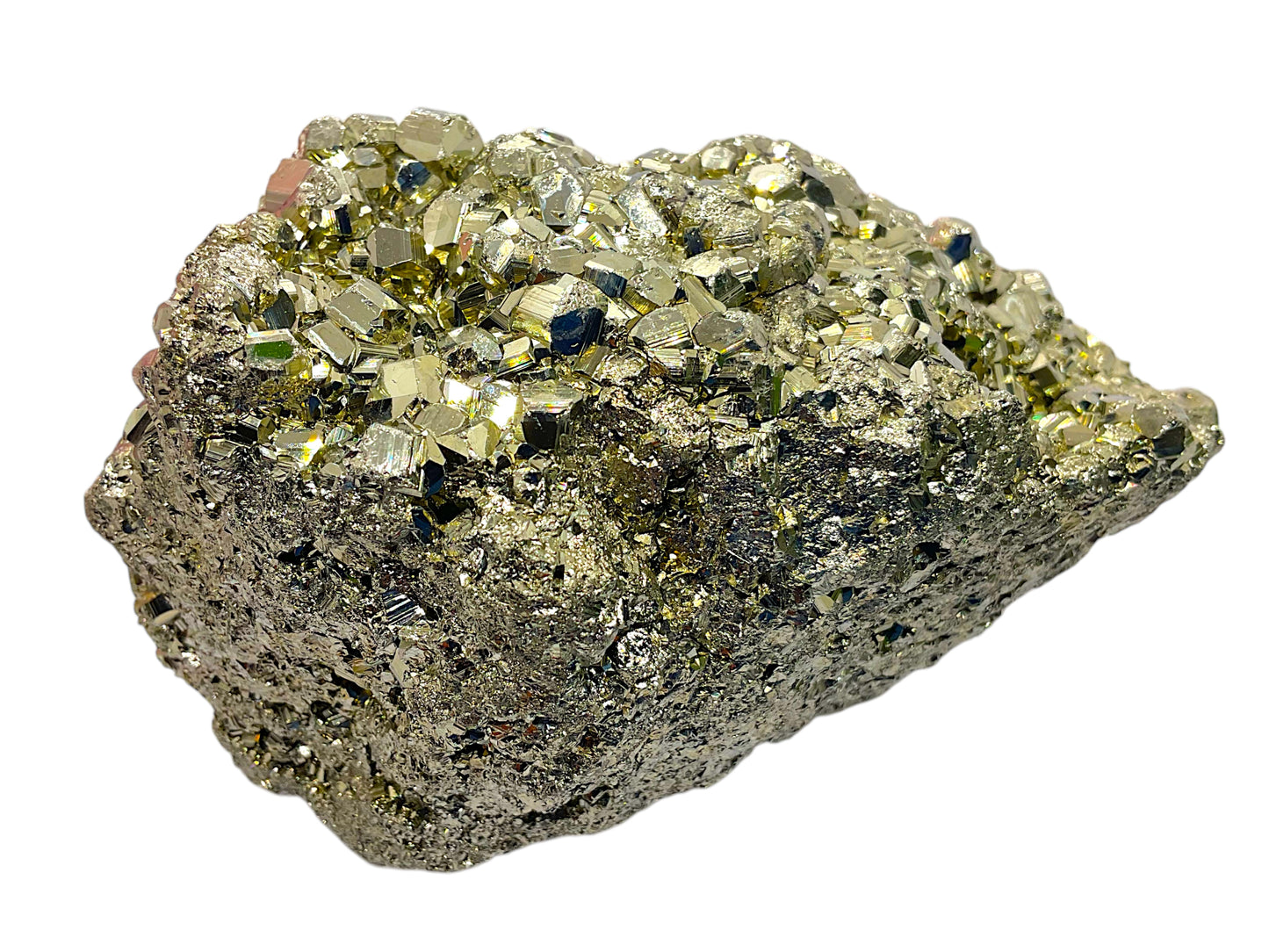 Pyrit Kristall I 680gr I 10x6x6cm I TOP 1-A Qualität aus Peru I Unikat-Masterpiece 1637 I Heilstein I Edelstein I Rohstein I Glücksstein