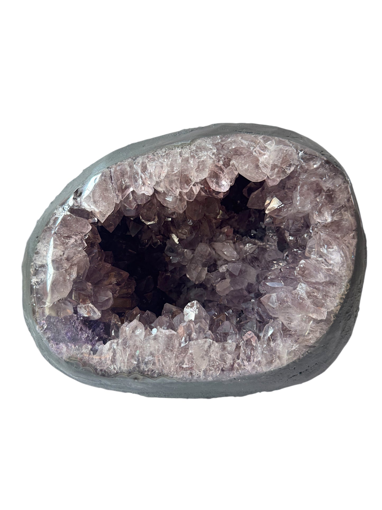 Amethyst Druse mit phantastischen Kristallen I 5,35 KG I 20x16x18cm I Blickfang I Unikat-Masterpiece 1480 I Brasilien