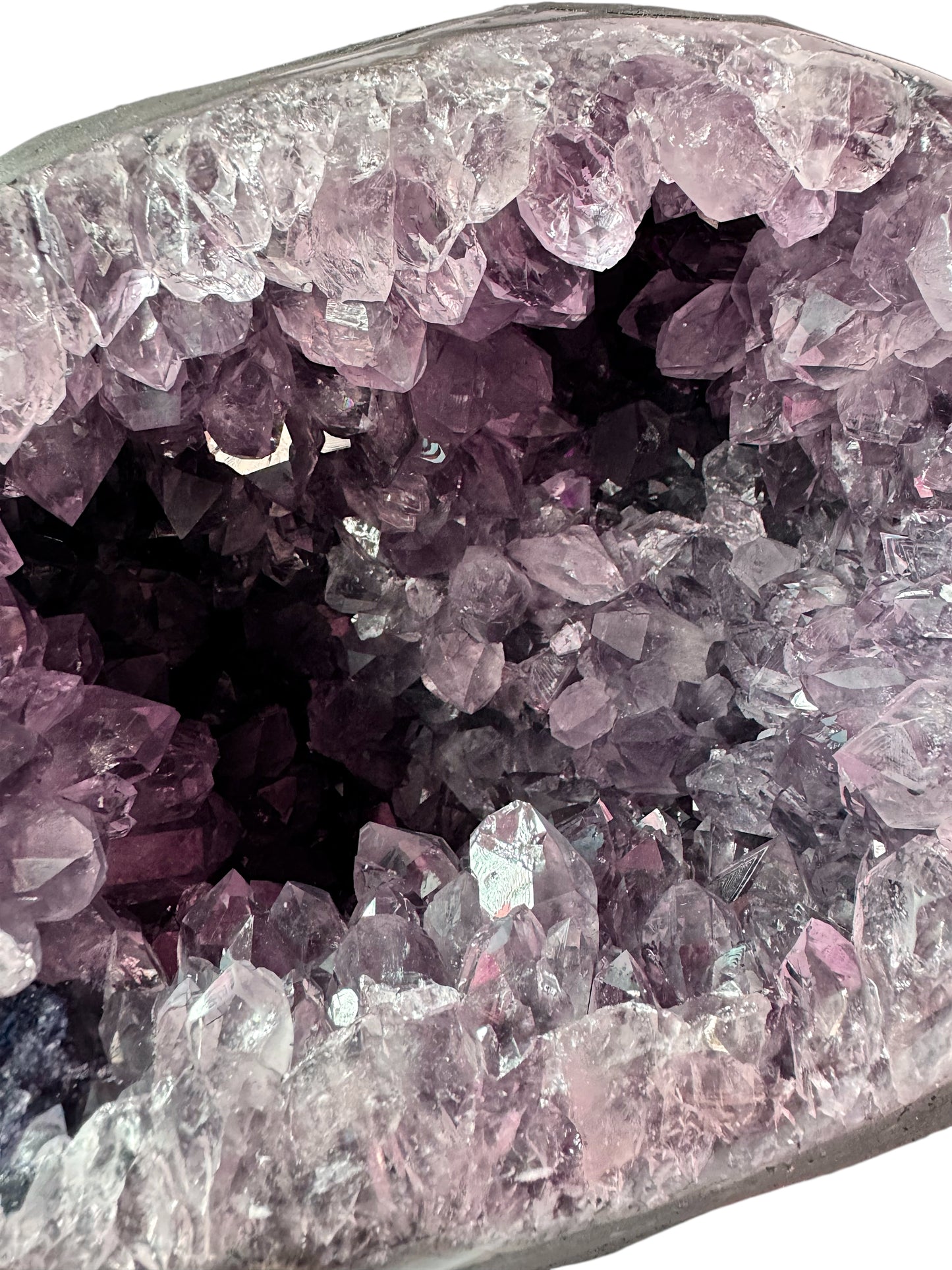 Amethyst Druse mit phantastischen Kristallen I 5,35 KG I 20x16x18cm I Blickfang I Unikat-Masterpiece 1480 I Brasilien