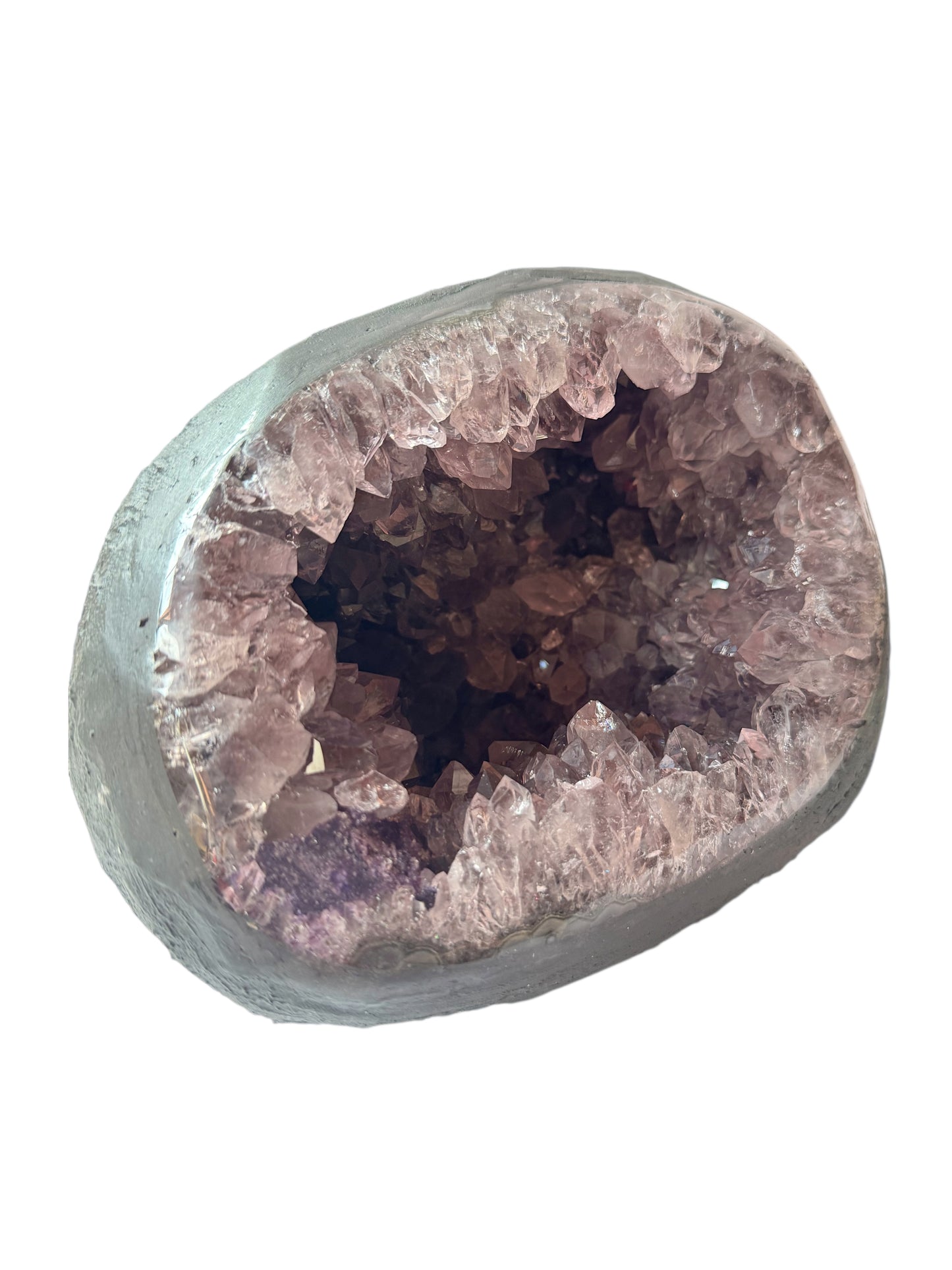 Amethyst Druse mit phantastischen Kristallen I 5,35 KG I 20x16x18cm I Blickfang I Unikat-Masterpiece 1480 I Brasilien