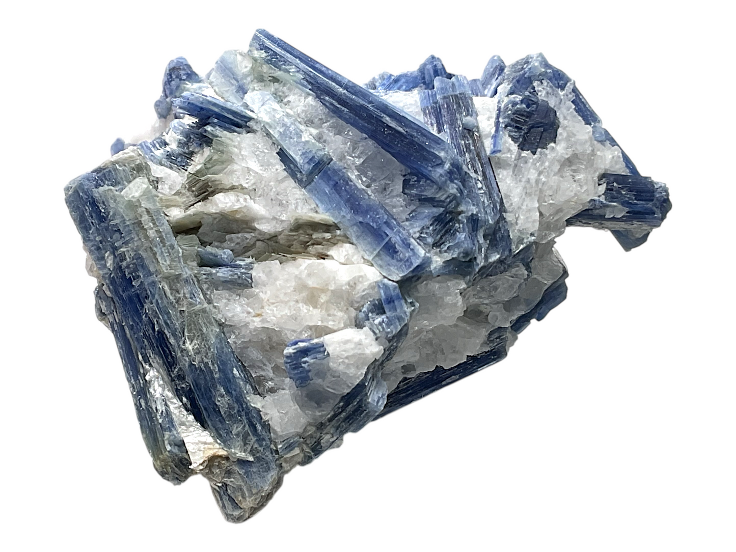 Kyanit Rohstein I Cyanit I Disthen I 721gr. I 13x9x7 cm I Blickfang I Unikat-Masterpiece 1673 I Sammlerstück I steht für Selbstüberwindung I Brasilien