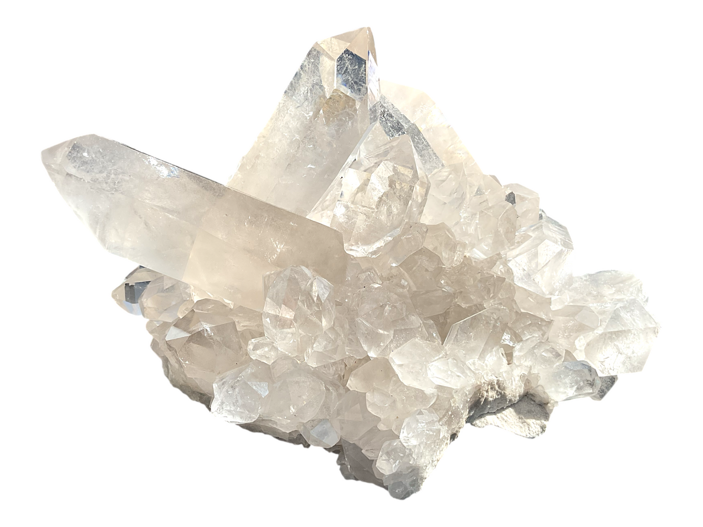 XXL Bergkristall Cluster I Stufe I Edelstein I Heilstein I 6,5 kg I 29x25x18cm I Unikat-Masterpiece 1678 I Sammlerstück I Museumsstück I Brasilien