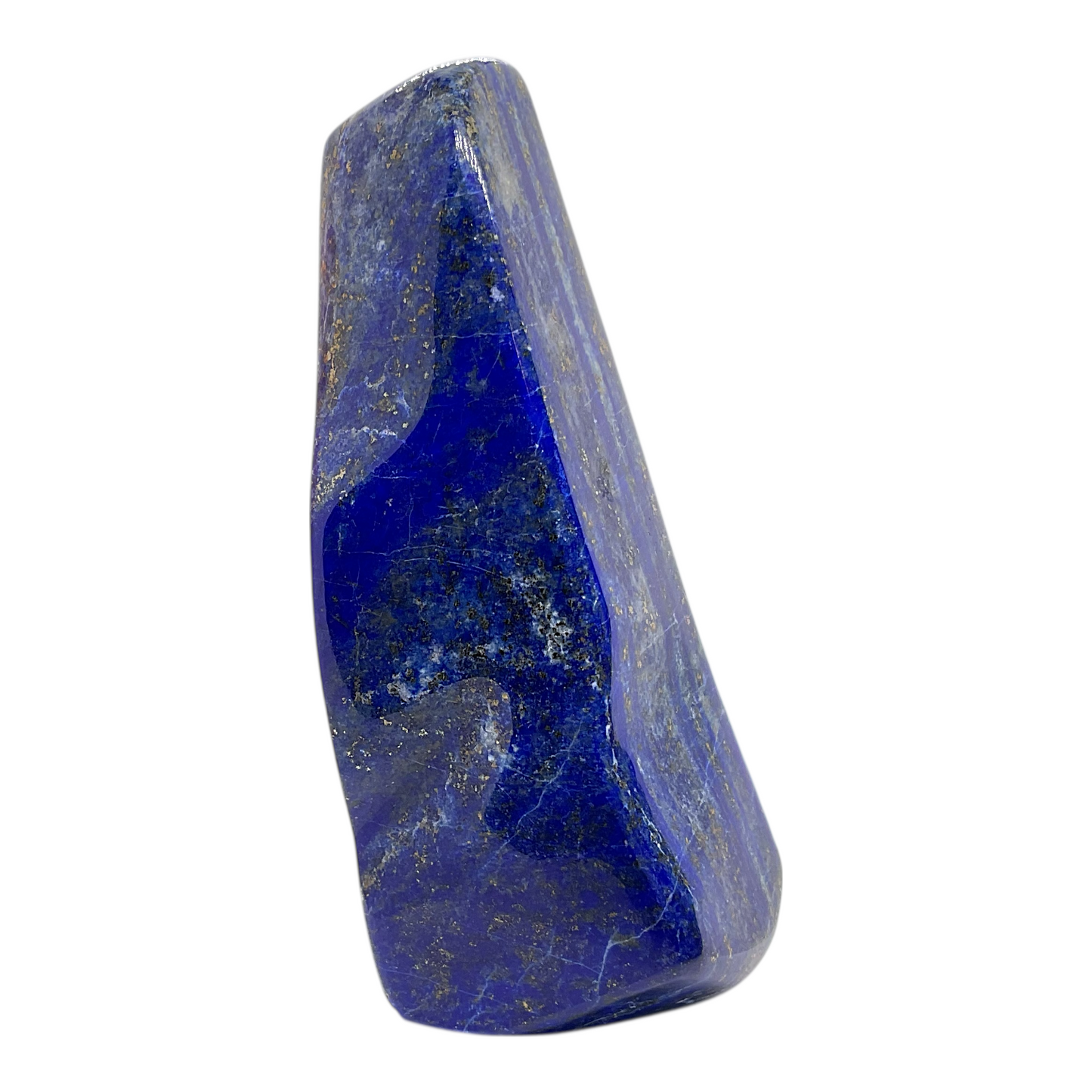 Lapislazuli Freeform I Edelstein I Heilstein I 342gr. I 4x3x11cm I Unikat-Masterpiece 1684 I AAA-Qualität I Sammlerstück I Museumsstück I Pakistan