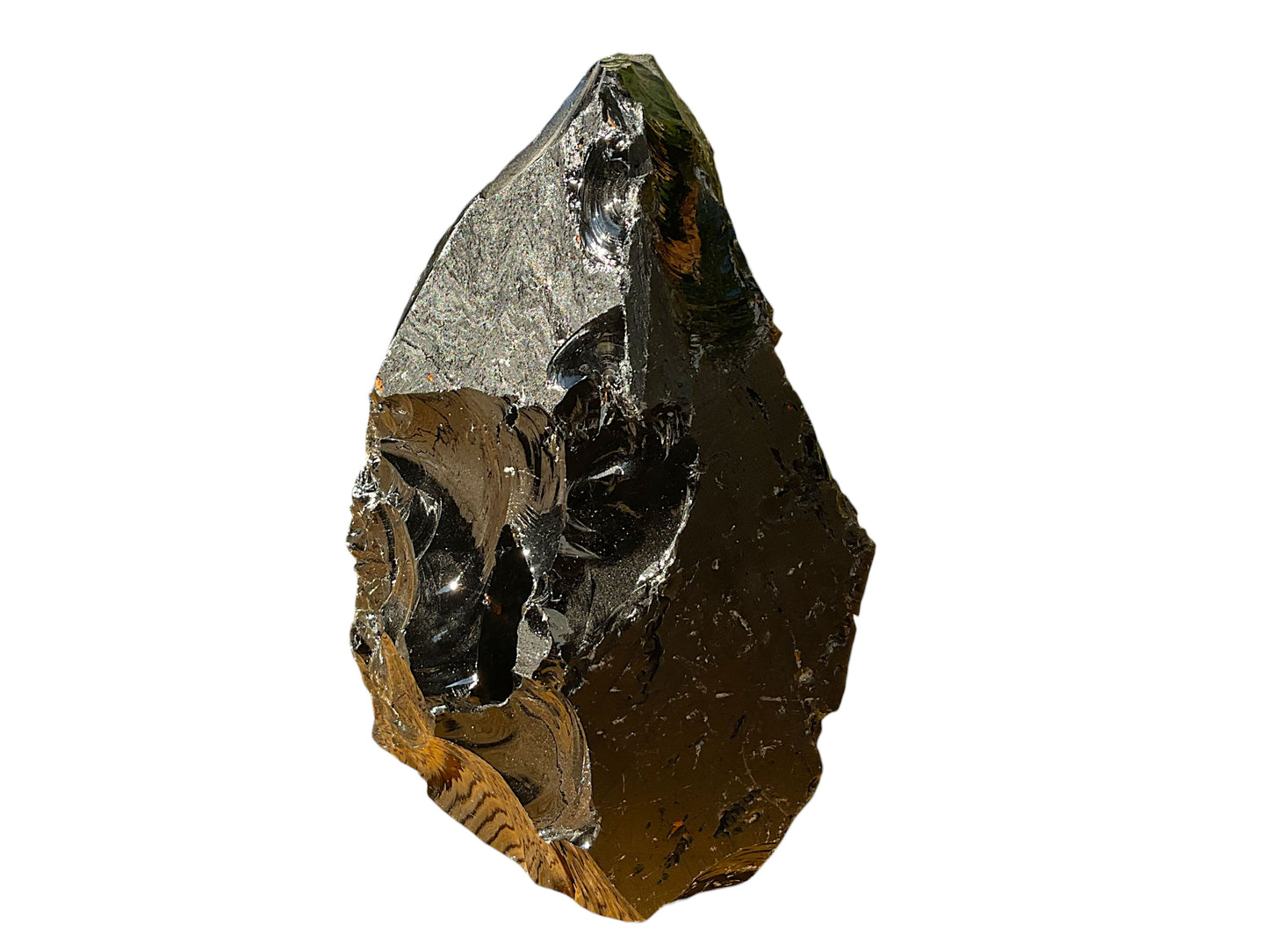 XL Obsidian Tower „Masterpiece“ – 4,75 kg Sammlerstück & Unikat Nr. 1700 aus Brasilien – AAA-Qualität mit edlem tiefschwarzem Glanz – 26 cm hoher Naturstein als exklusiver Blickfang für Wohnraum, Praxis, Sammlung & Feng Shui