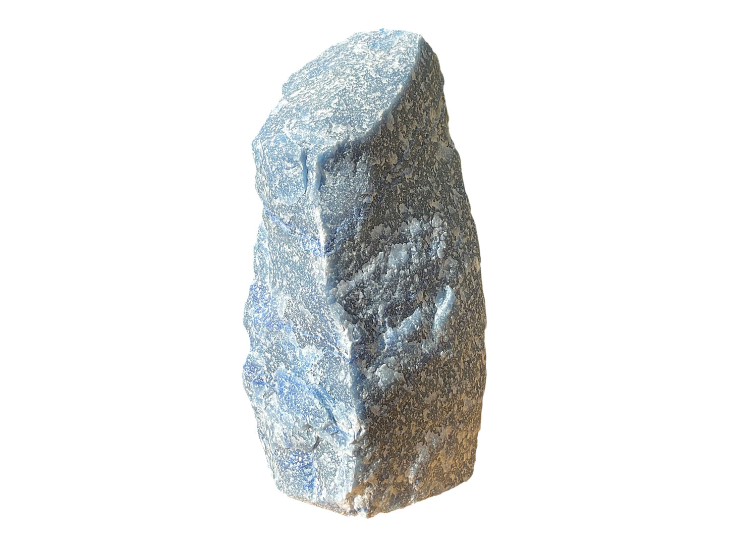XL Blauquarz Tower „Masterpiece“ – 4,3 kg Unikat Nr. 1715 aus Brasilien – AAA-Qualität – 26 cm hoher Naturstein als exklusives Sammlerstück für Wohnraum, Praxis und Vitrin