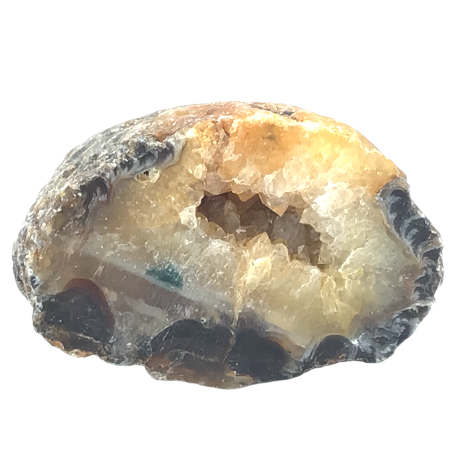 Achat Geode | Feengarten| OCO - aufgeschnitten und poliert | A* Qualität | Feengarten