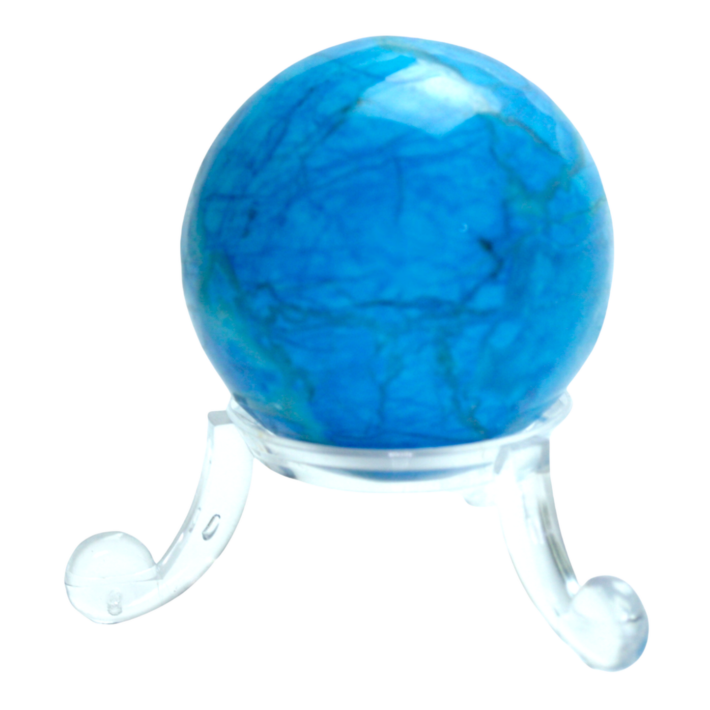 Sehr edle Türkenit Edelstein Kugel * 4 cm * Top Qualität mit Acrylständer