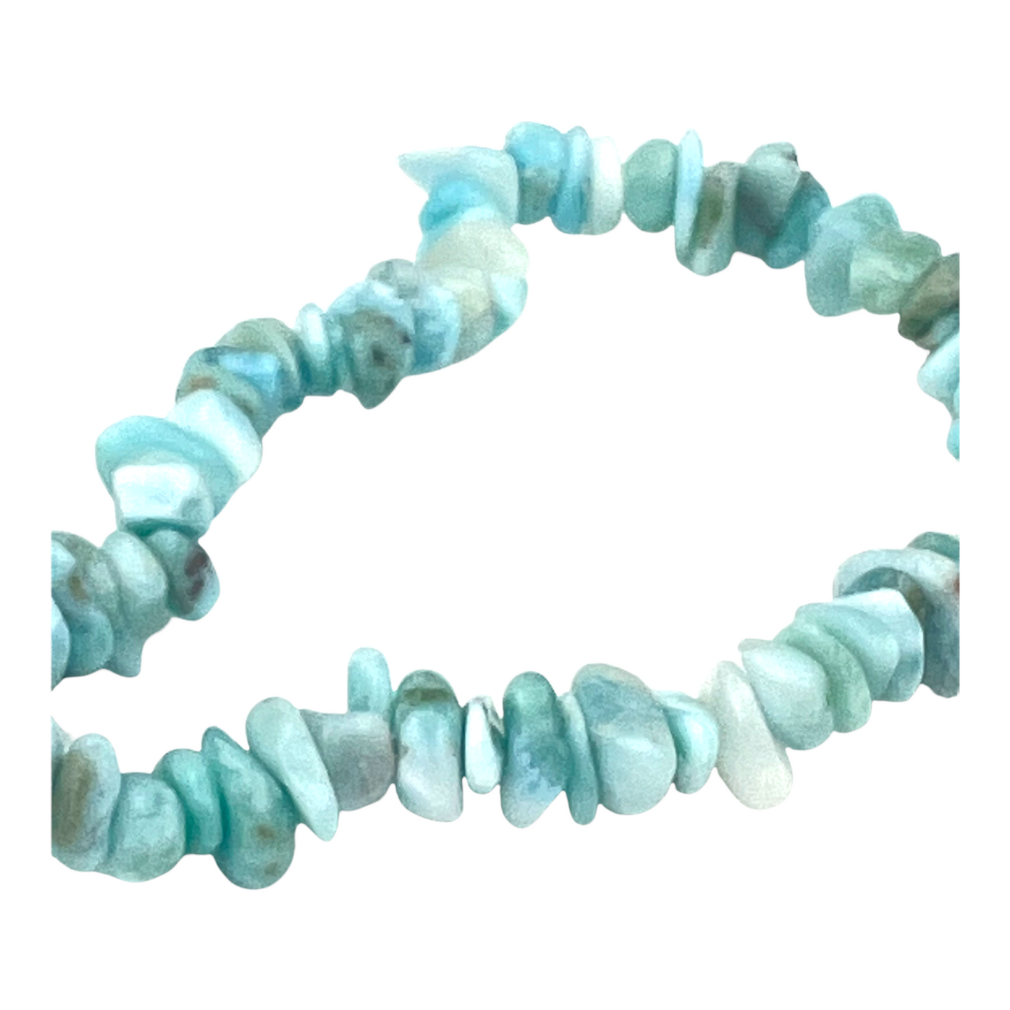 Original Larimar Splitterarmband - das Meer Zuhause - 18 cm - Dominikanische Republik