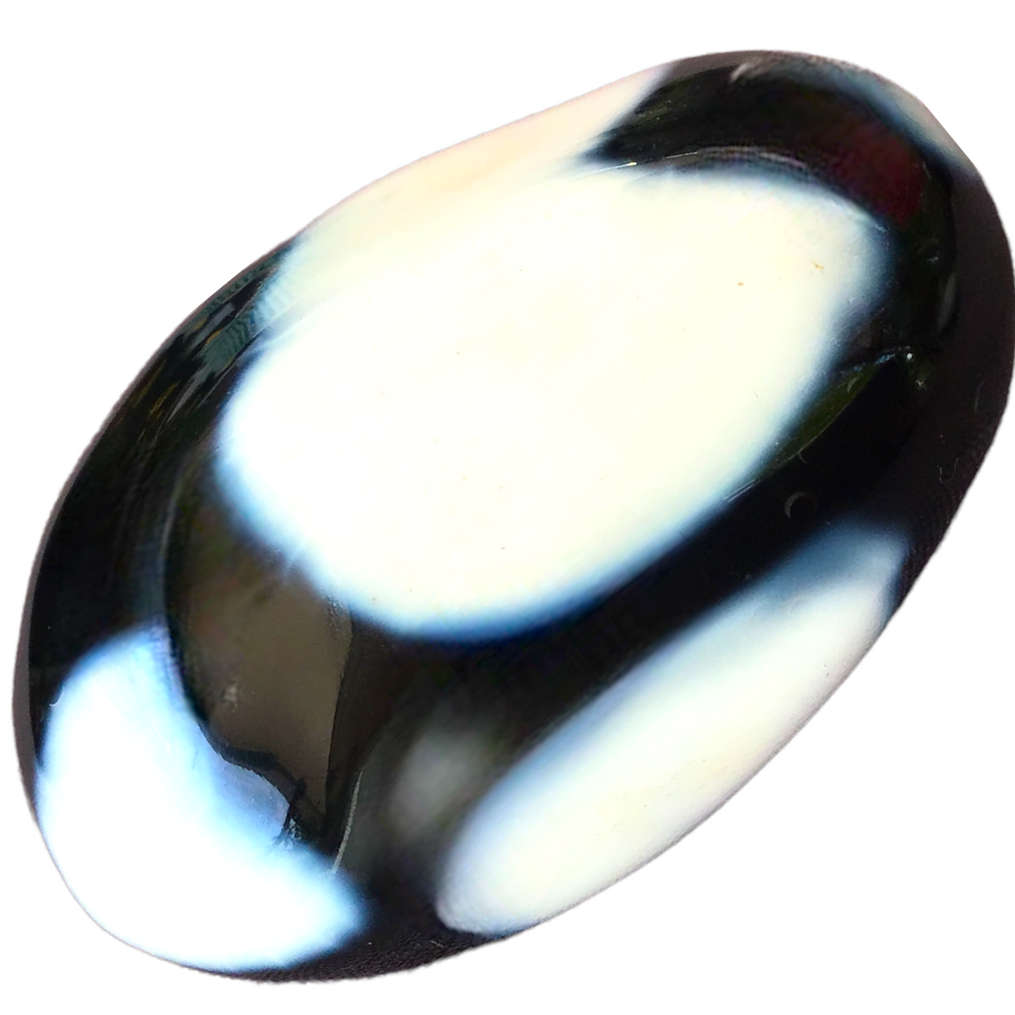 Steinfixx® - Phantastischer XXL Orca-Achat Palmstein I Edelstein I 120–220 Gramm