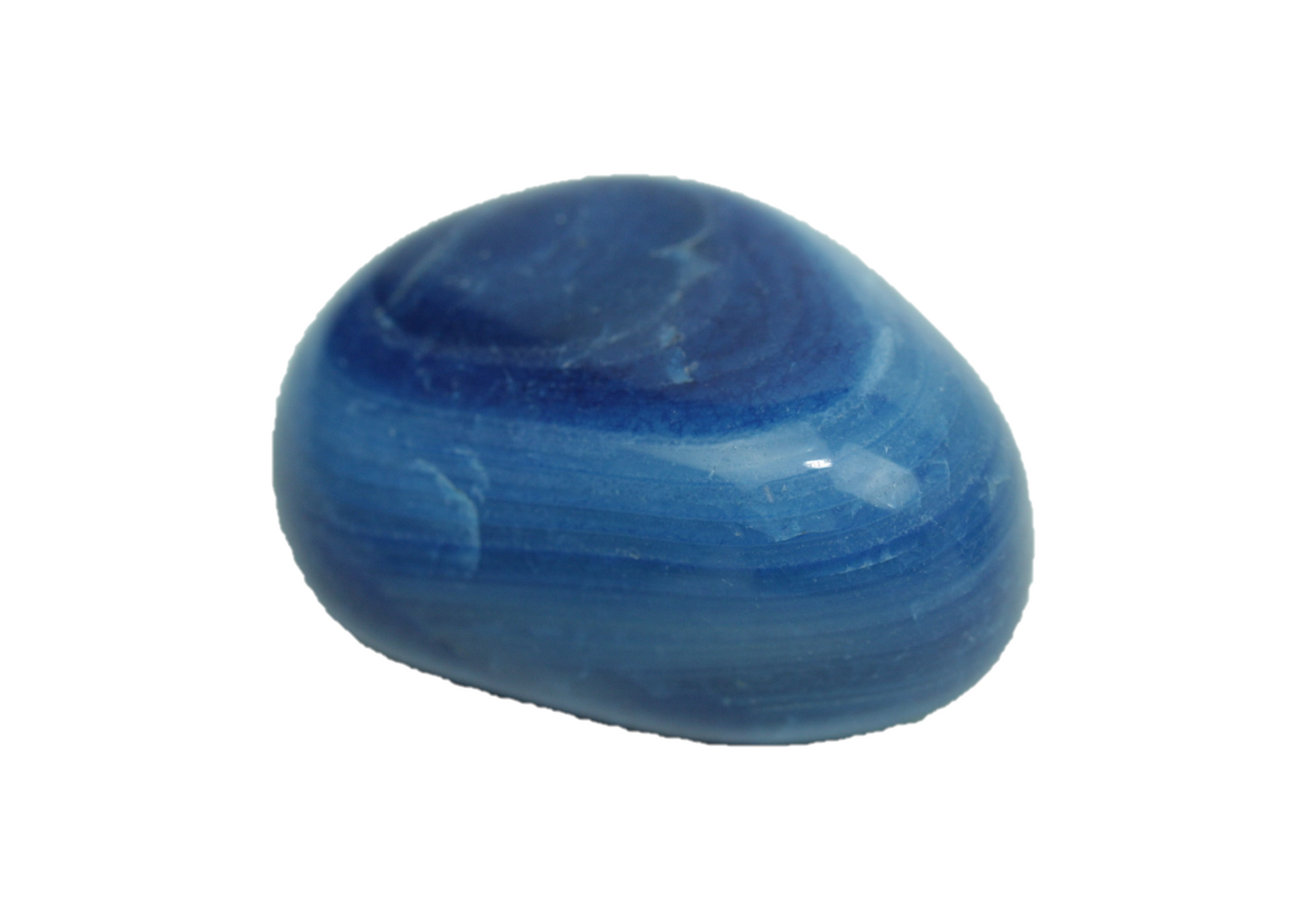 Steinfixx® - blauer Achat I Trommelstein I Edelstein I Heilstein I Glücksstein
