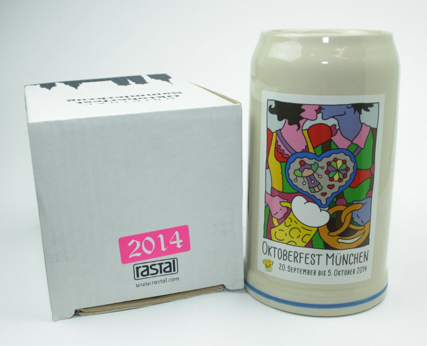 Original Oktoberfestkrug 2014 I Jahrgangskrug I Jahreskrug I Wiesnkrug