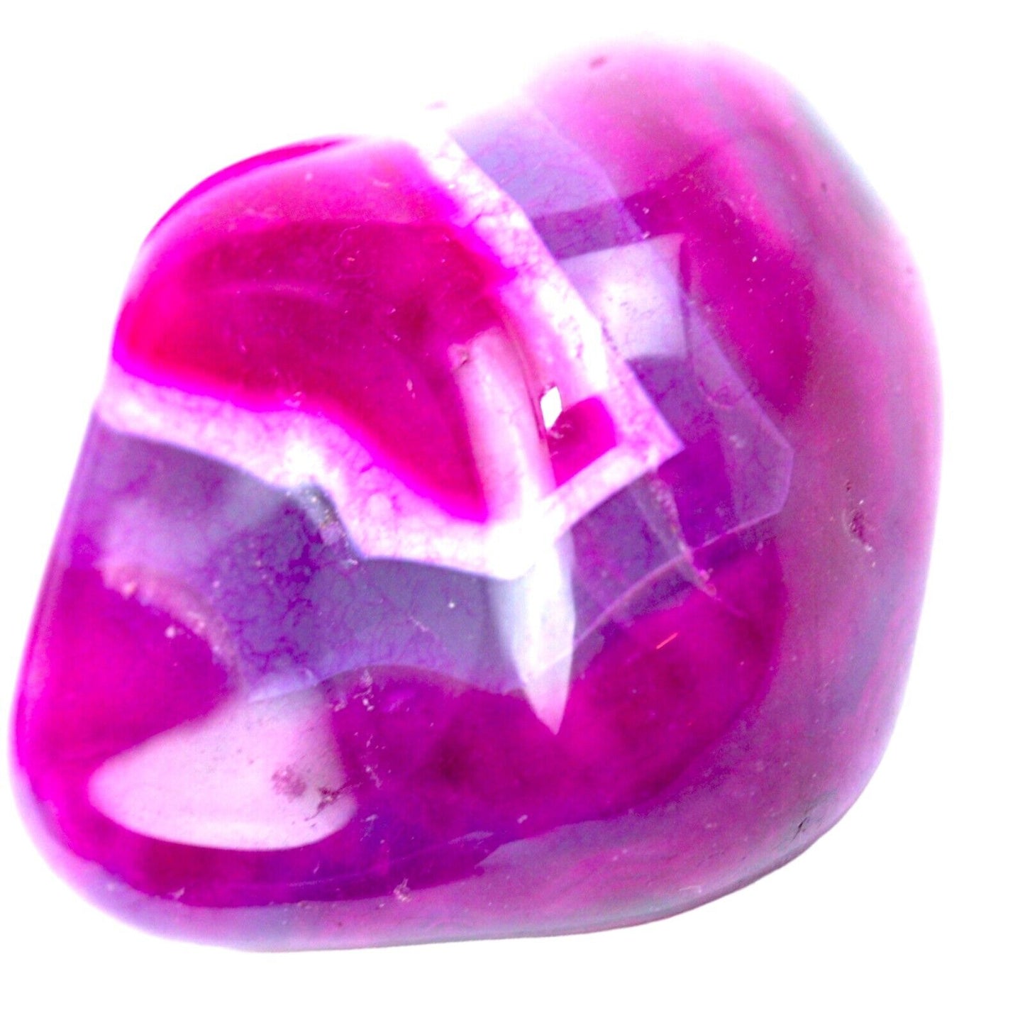 Steinfixx® - Achat pink Trommelstein I Edelstein I Heilstein I Glücksstein I Brasilien