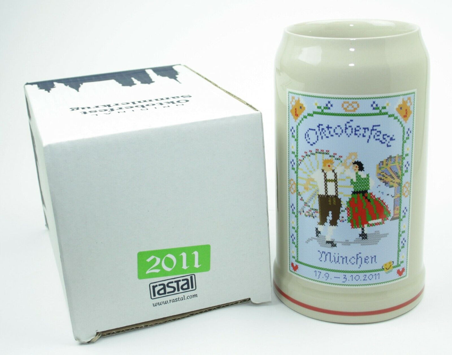 Original Oktoberfestkrug 2011 I Jahrgangskrug I Jahreskrug I Wiesnkrug