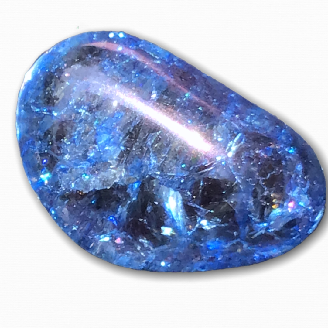 Magic Stones in buntem Stoffsäckchen | 20 Stück | geeister, gefärbter Bergkristall in 7 verschiedenen Farben | unglaubliches Farbenspiel