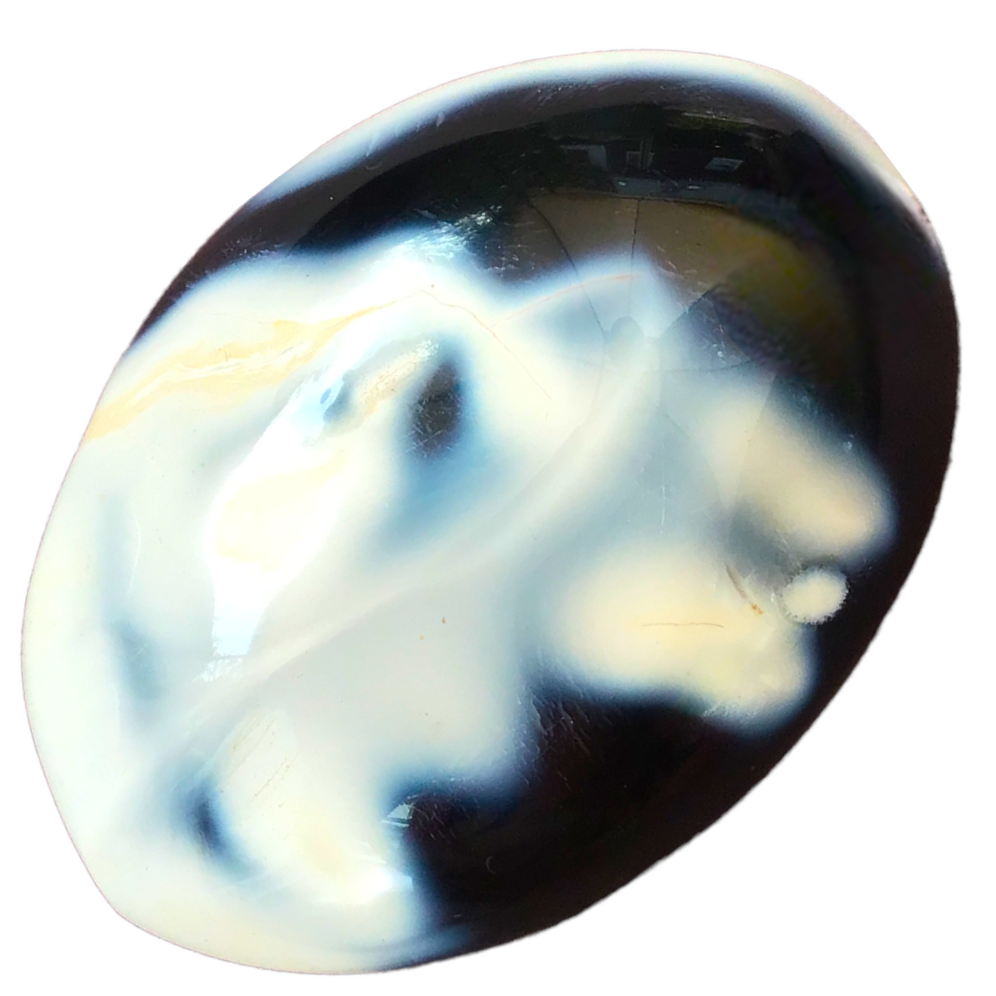 Steinfixx® - Phantastischer XXL Orca-Achat Palmstein I Edelstein I 120–220 Gramm