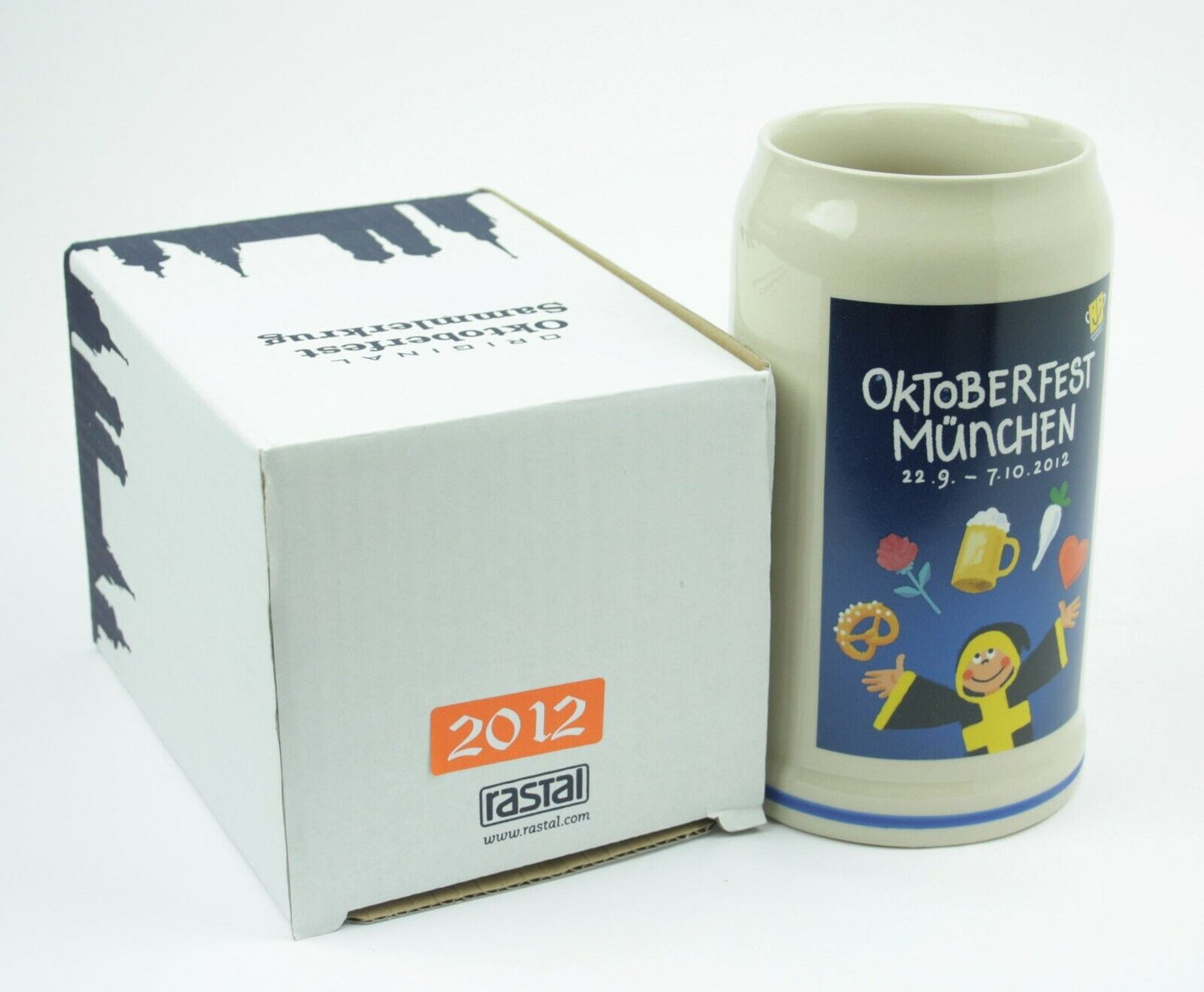 Original Oktoberfestkrug 2012 I Jahrgangskrug I Jahreskrug I Wiesnkrug