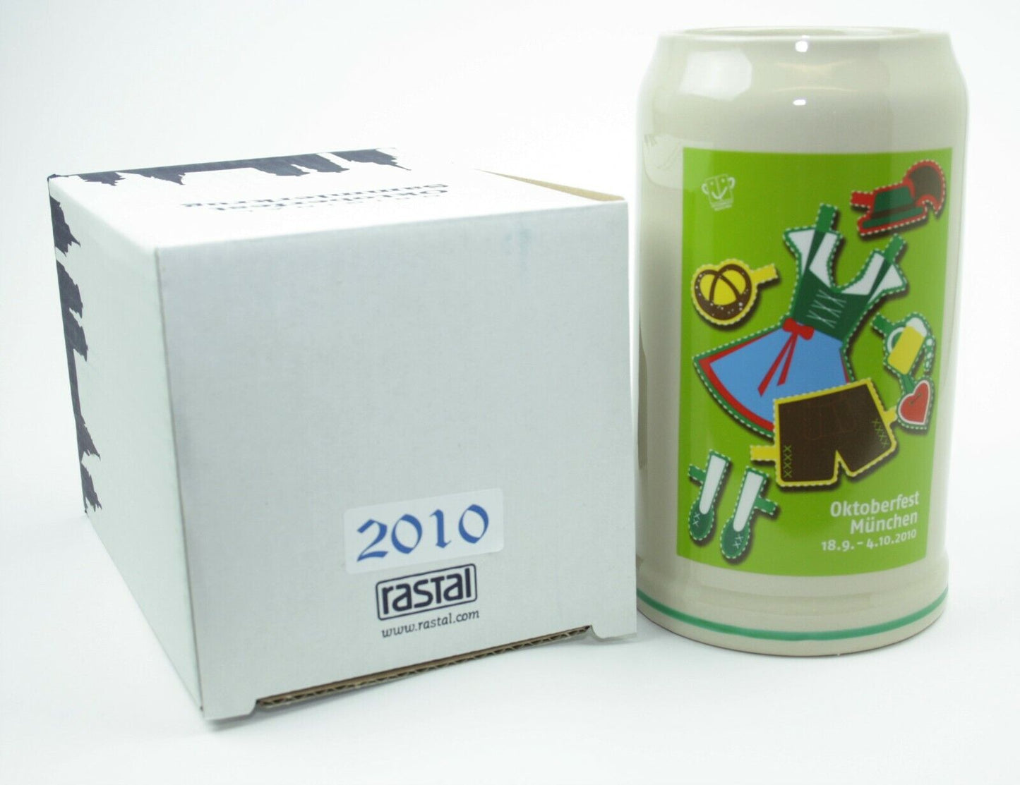 Original Oktoberfestkrug 2010 I Jahrgangskrug I Jahreskrug I Wiesnkrug