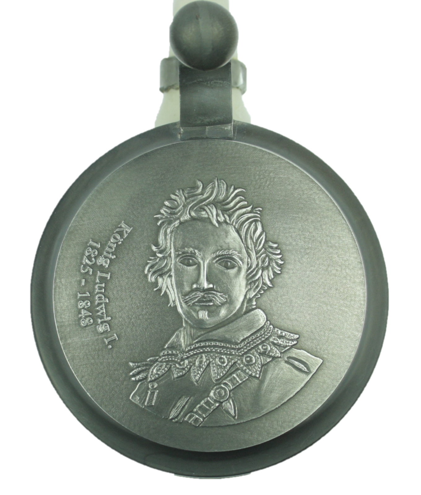 Original Oktoberfestkrug 1999 mit Zinndeckel I Jahreskrug I Zertifikat