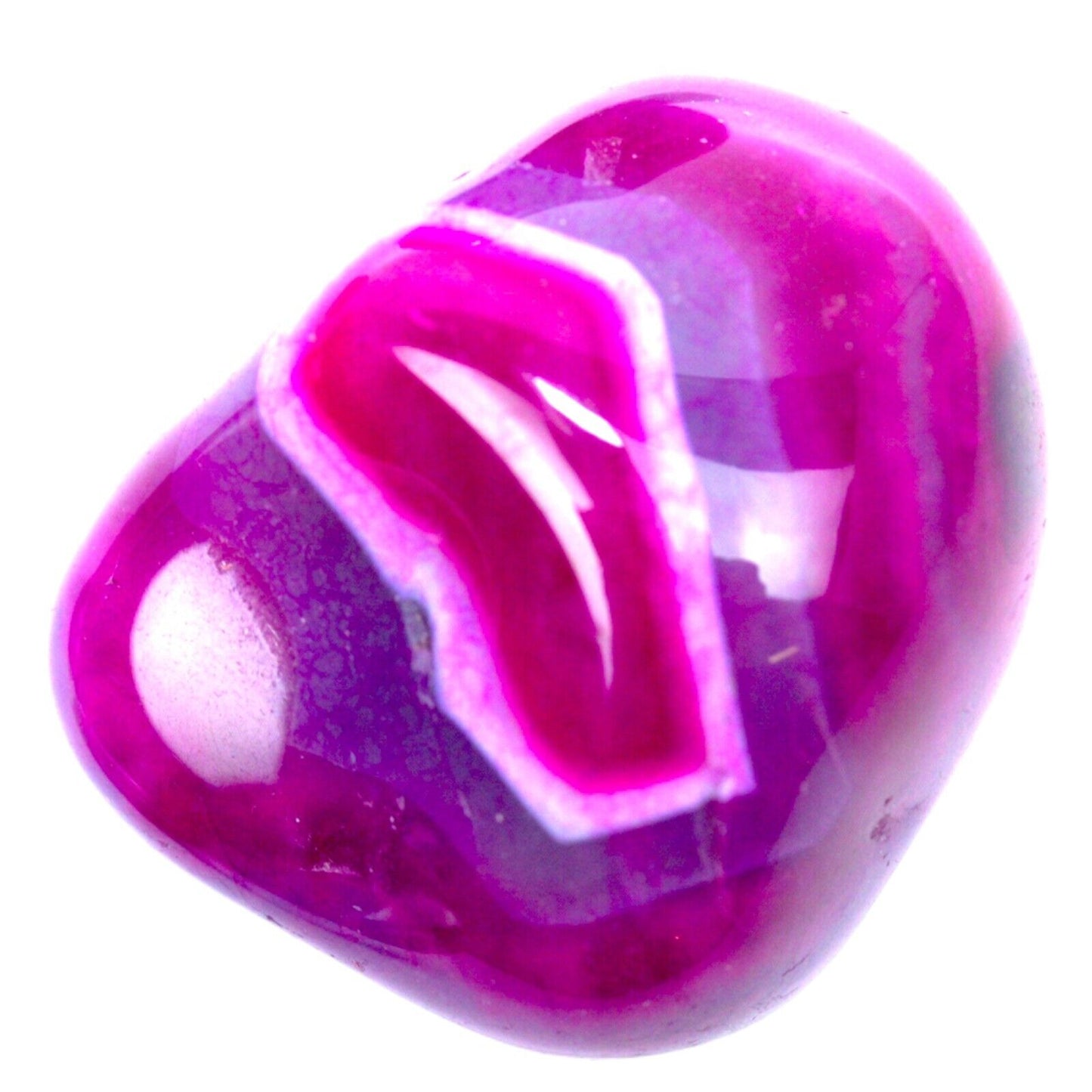 Steinfixx® - Achat pink Trommelstein I Edelstein I Heilstein I Glücksstein I Brasilien