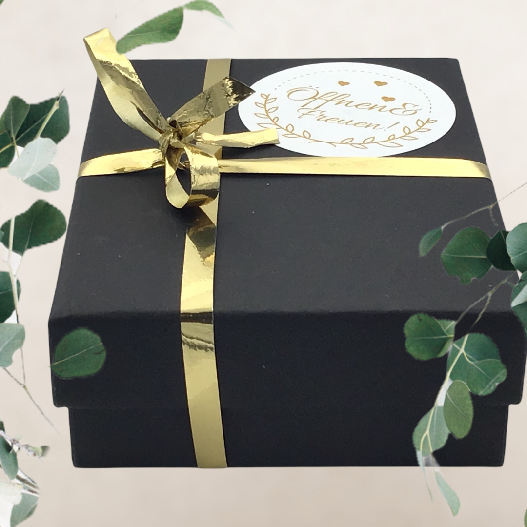 Premium Kette mit Edelstein-Donut Achat lila