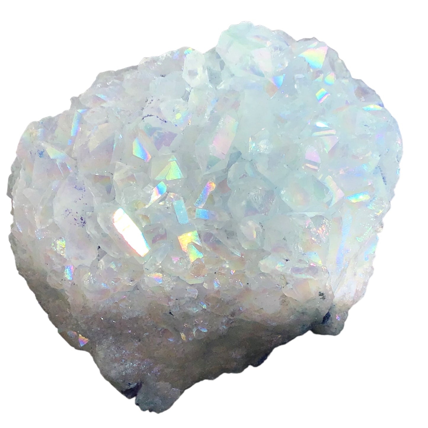Wunderschöne Bergkristall Aura Stufe | Angel Aura | Aqua Aura | Quarz-Aura I Titanium Aura I Flame Aura | Druse I Cluster | Heilkristall I Heilstein |